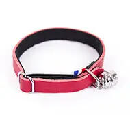 Collier pour chat en cuir feutrine Martin Sellier