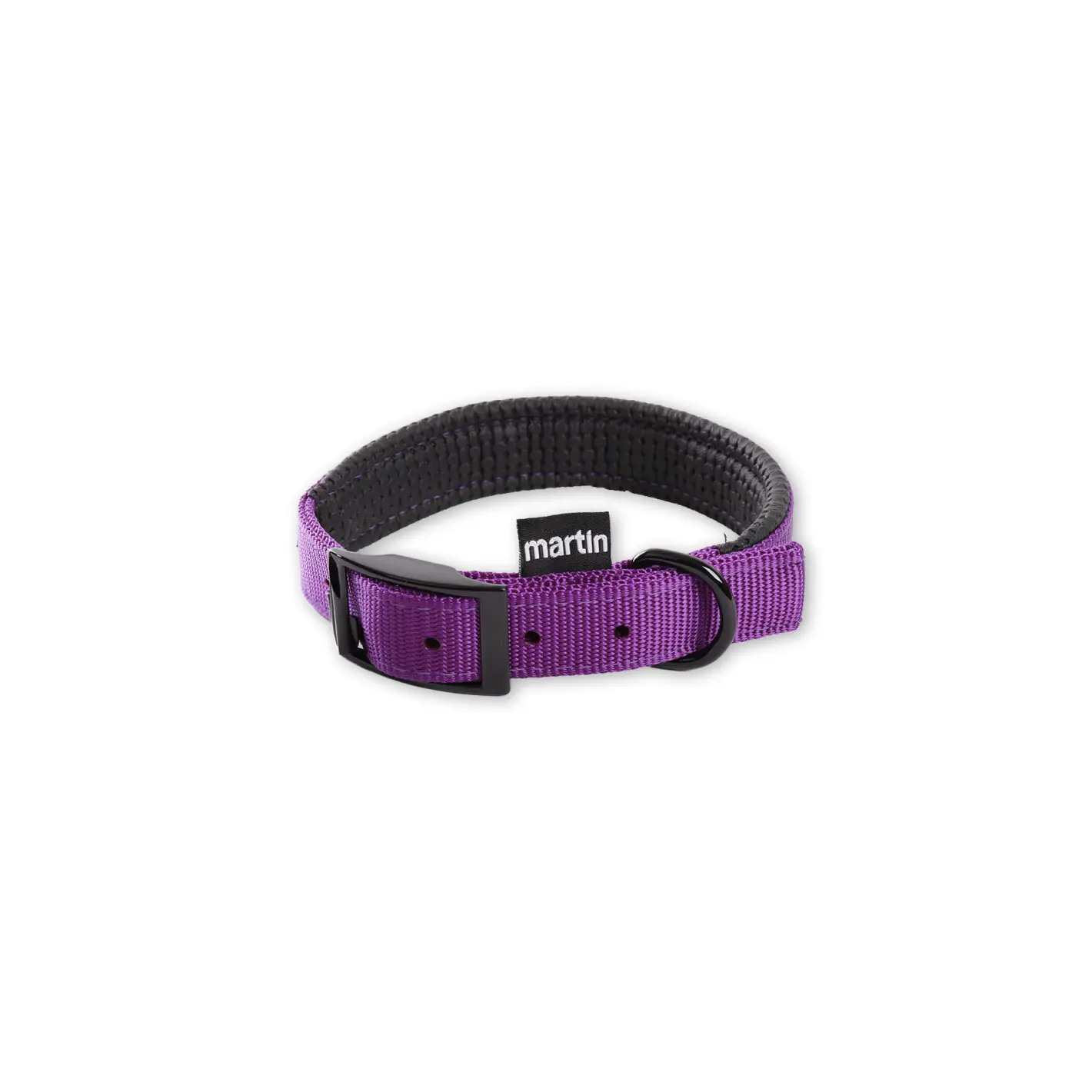 Martin Sellier Violet Comfort Nylon Dog Collar 25-65