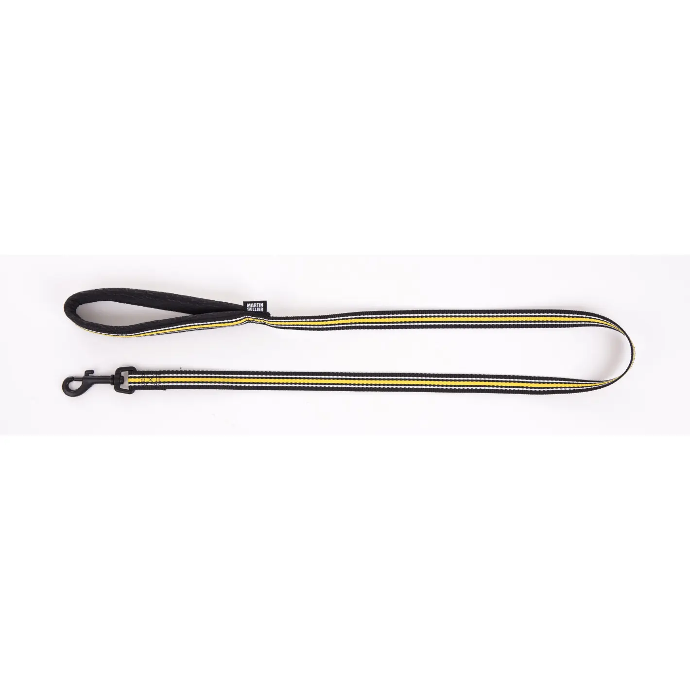 Martin Sellier Noir Trio Nylon Dog Lead Xs