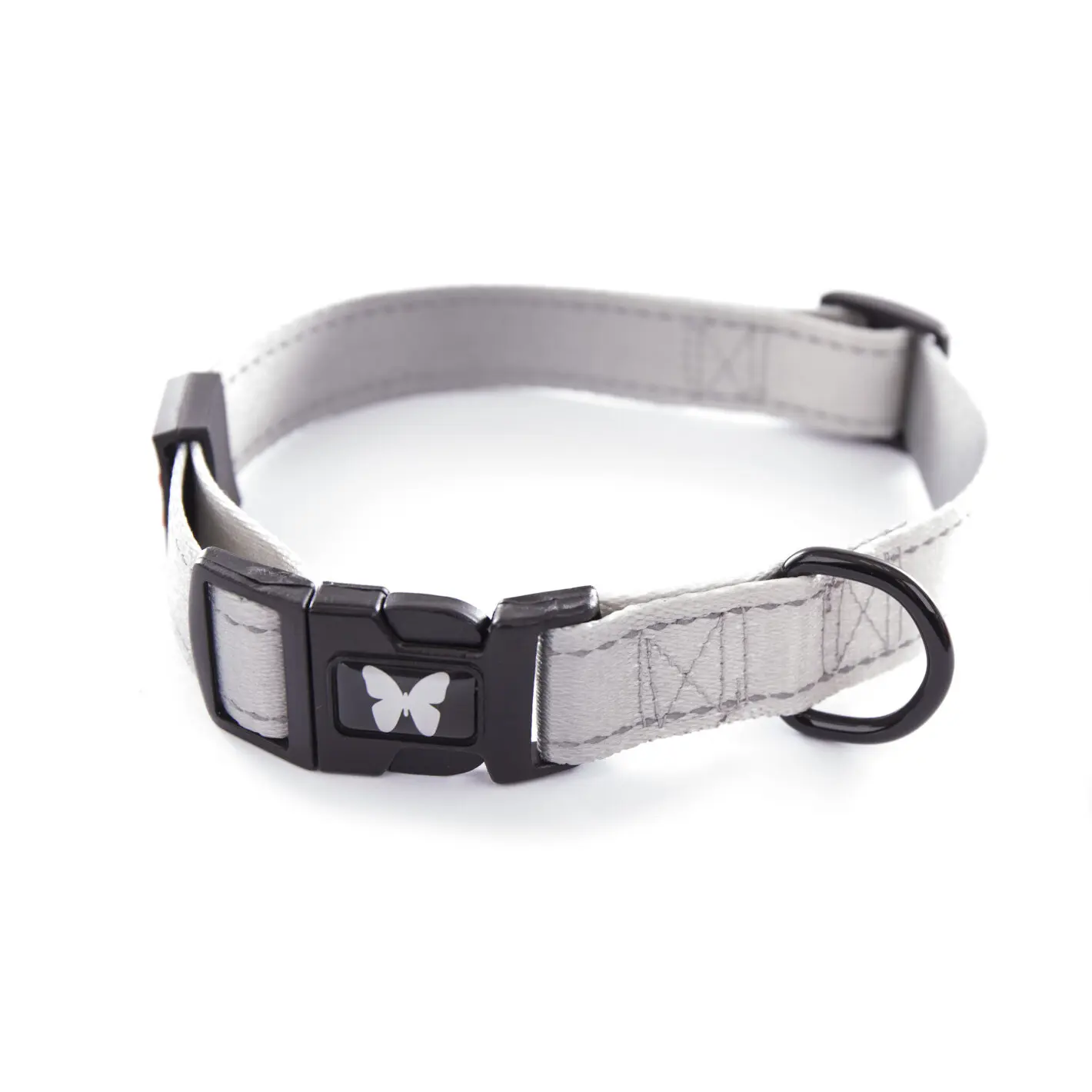 Martin Sellier Gris Nylon Dog Collar M