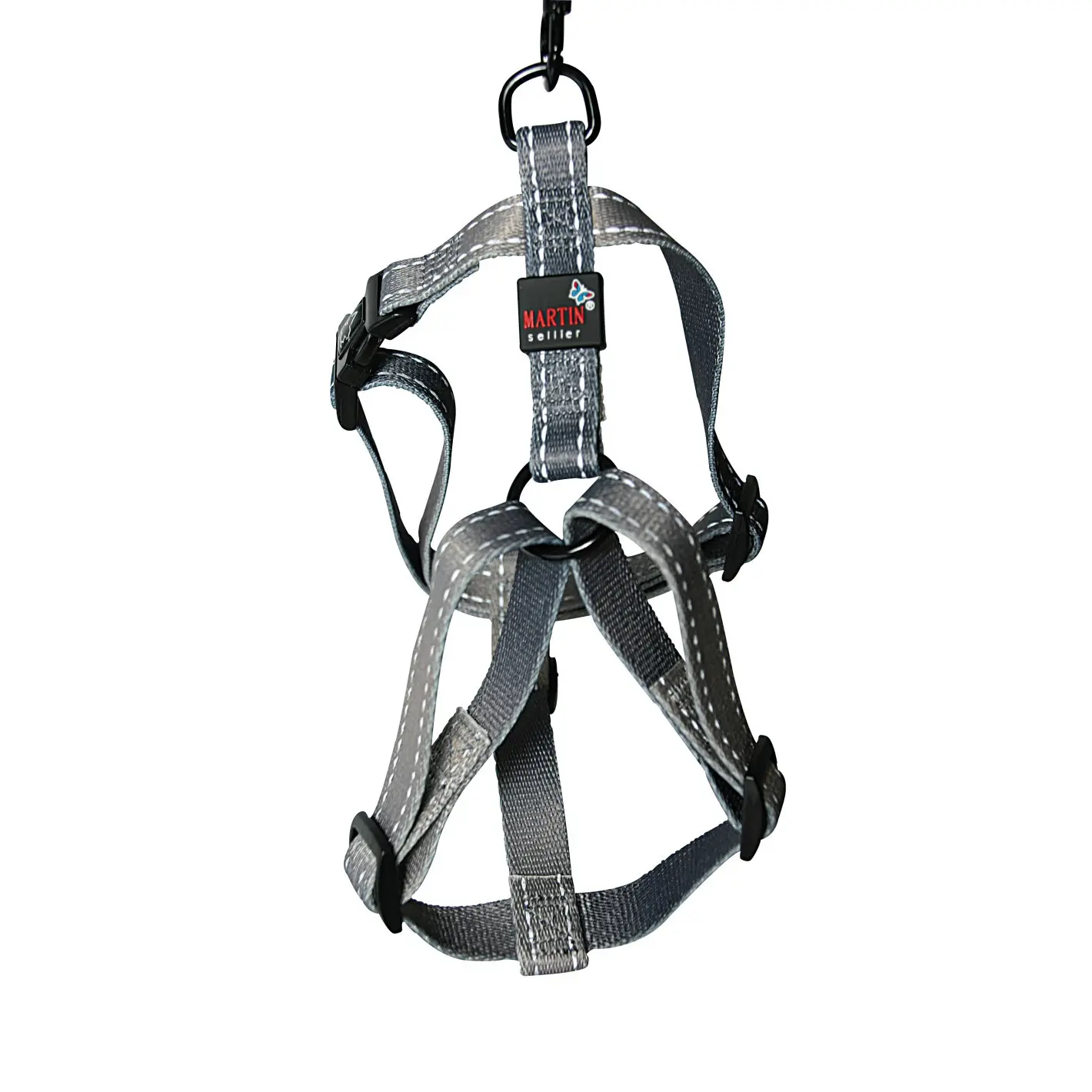 Martin Sellier Gris Nylon Dog Harness M