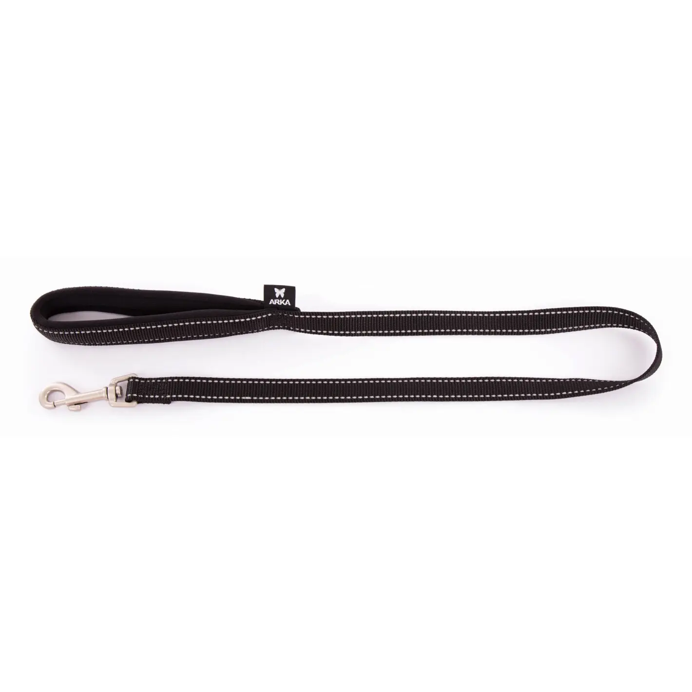 Martin Sellier Noir Nylon Neoprene Dog Leash L