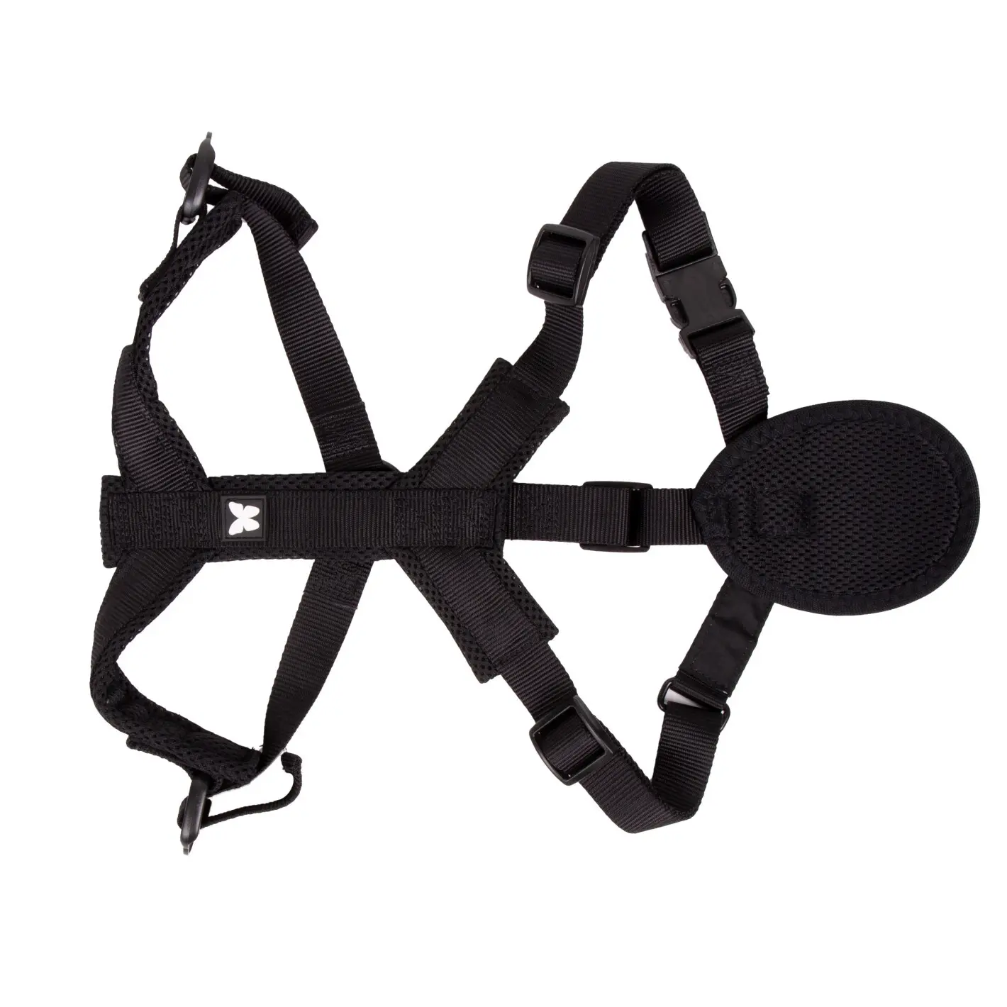 Martin Sellier Noir Nylon Dog Harness Ccross