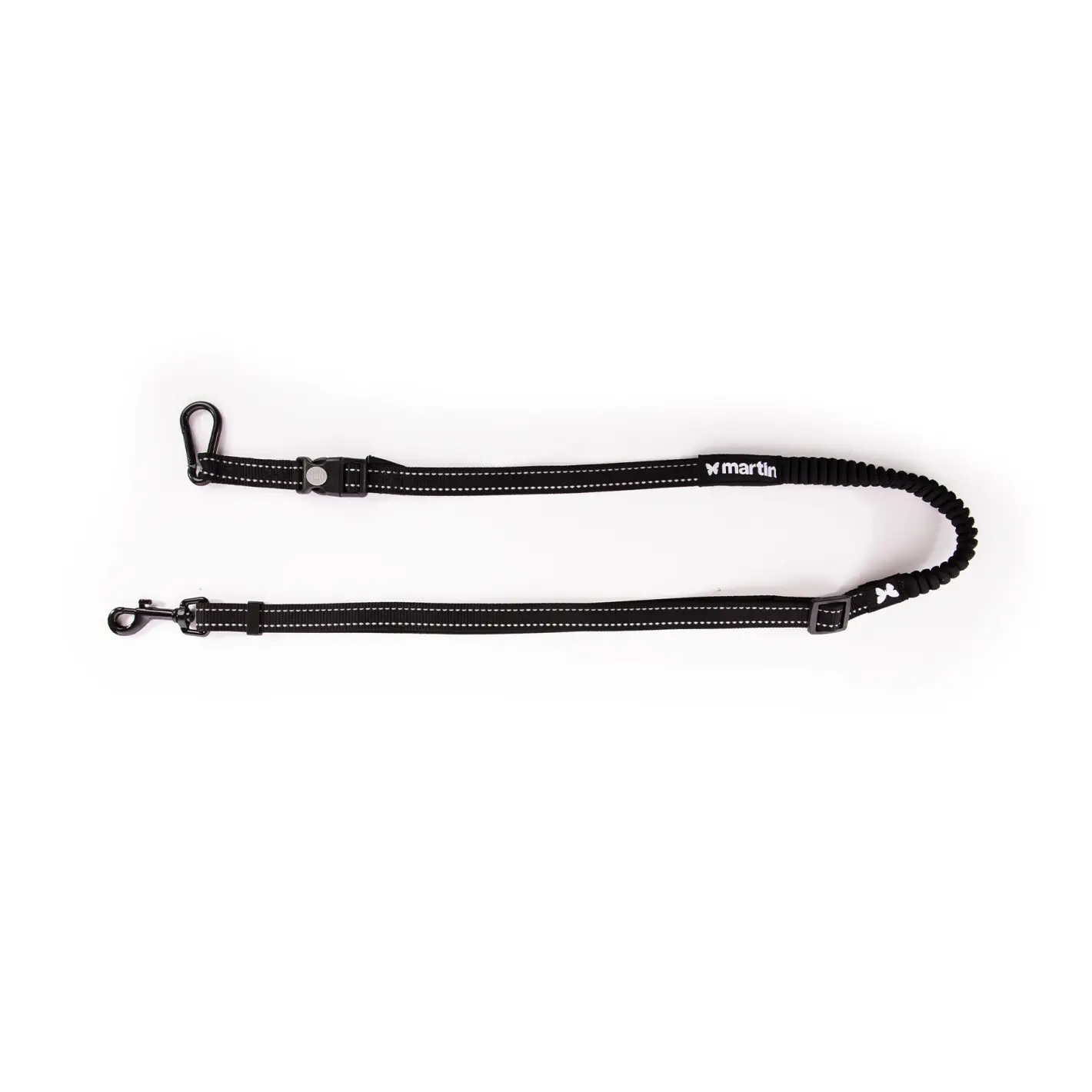 Martin Sellier Noir Long Nylon Dog Lead Ccross