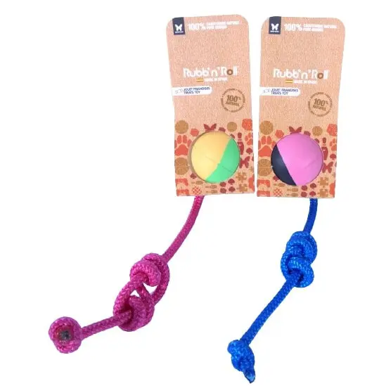 Martin Sellier Multicolore Dog Ball Rubb'n Color Rope