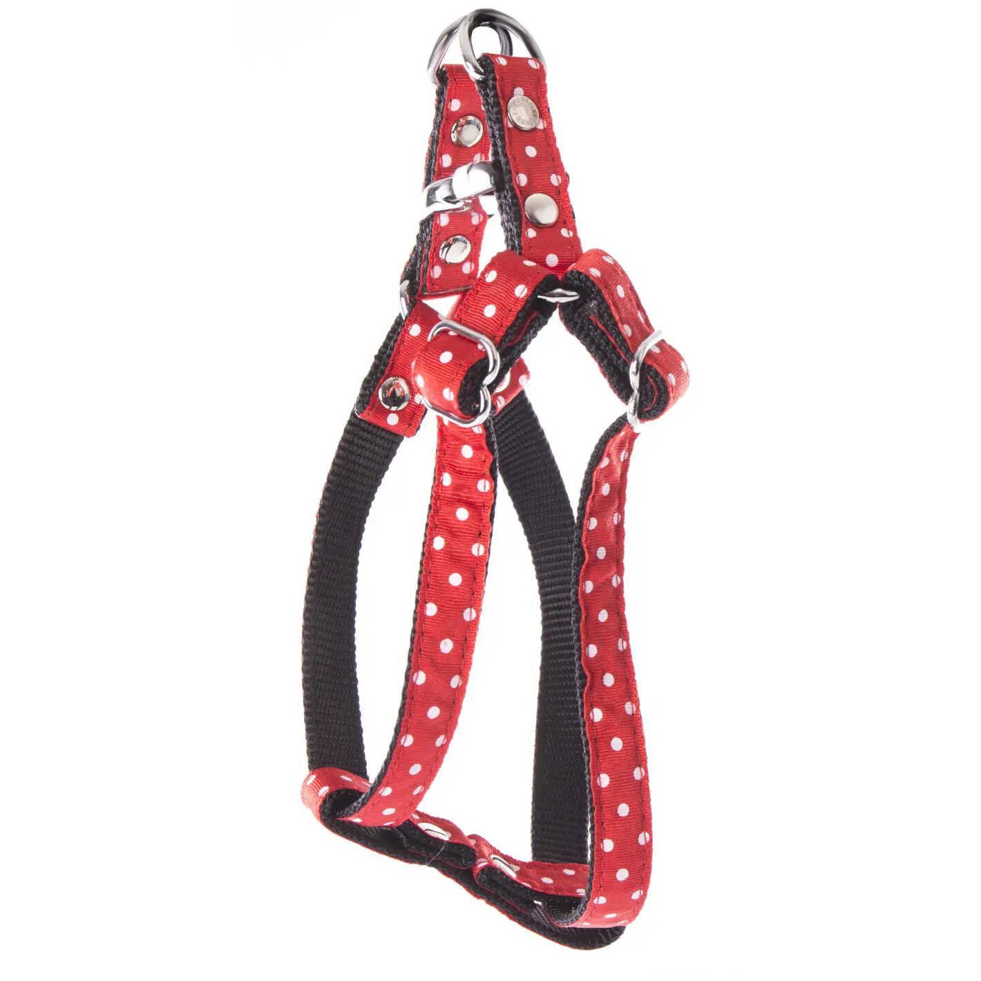 Martin Sellier Rouge Dog Harness With Dots Xs