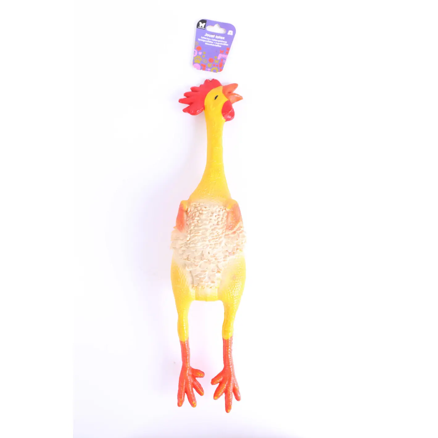 Martin Sellier Jaune Chicken Dog Toy