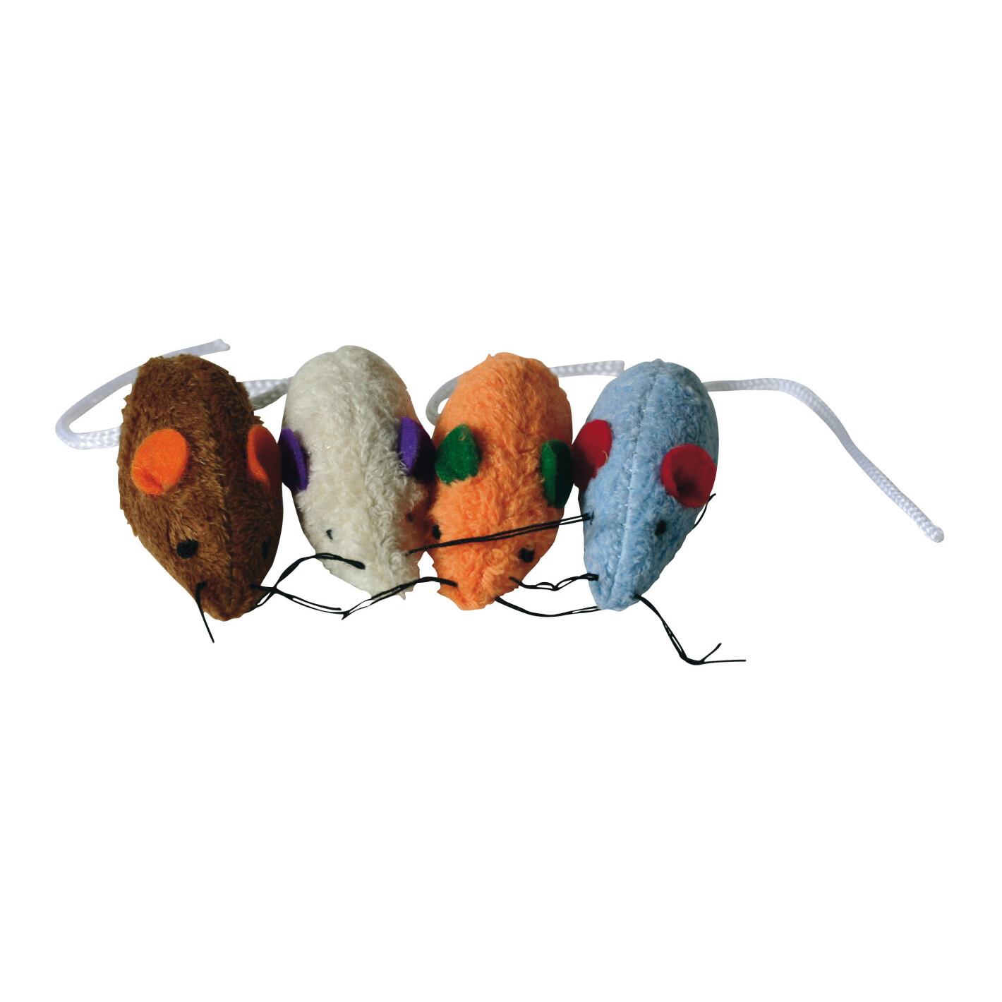 Meilleurs prix pour Jouet peluche pour chat souris polaire + catnip Martin Sellier (x4)