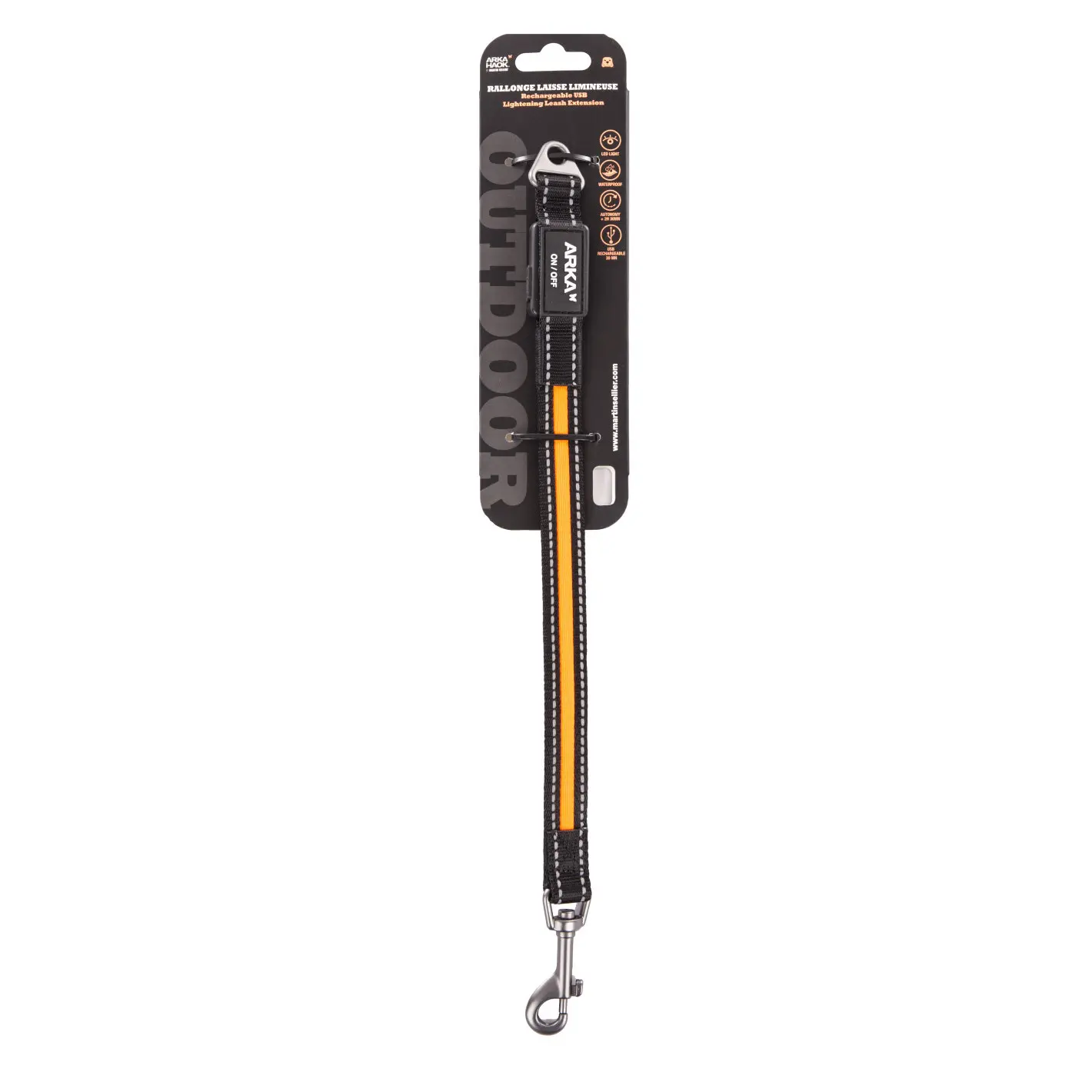 Martin Sellier Orange Dog Leash Accessory