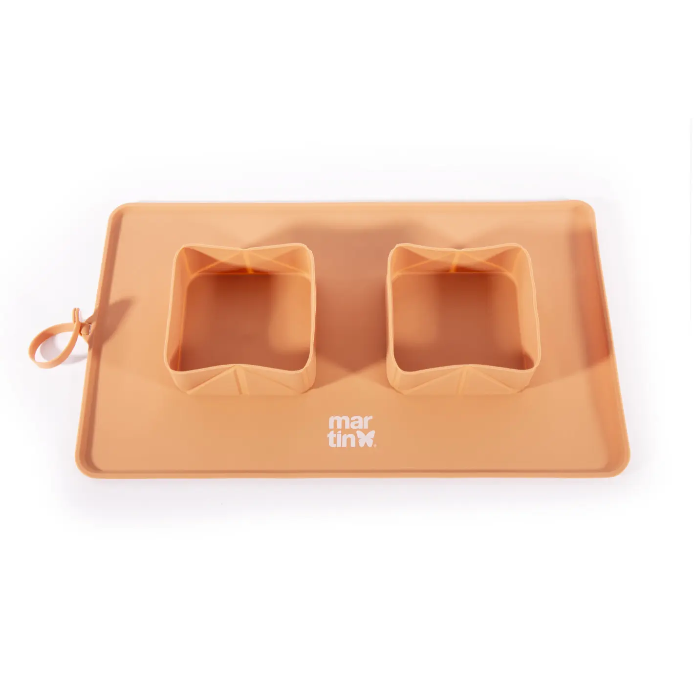 Martin Sellier Jaune Foldable Double Dog Bowl