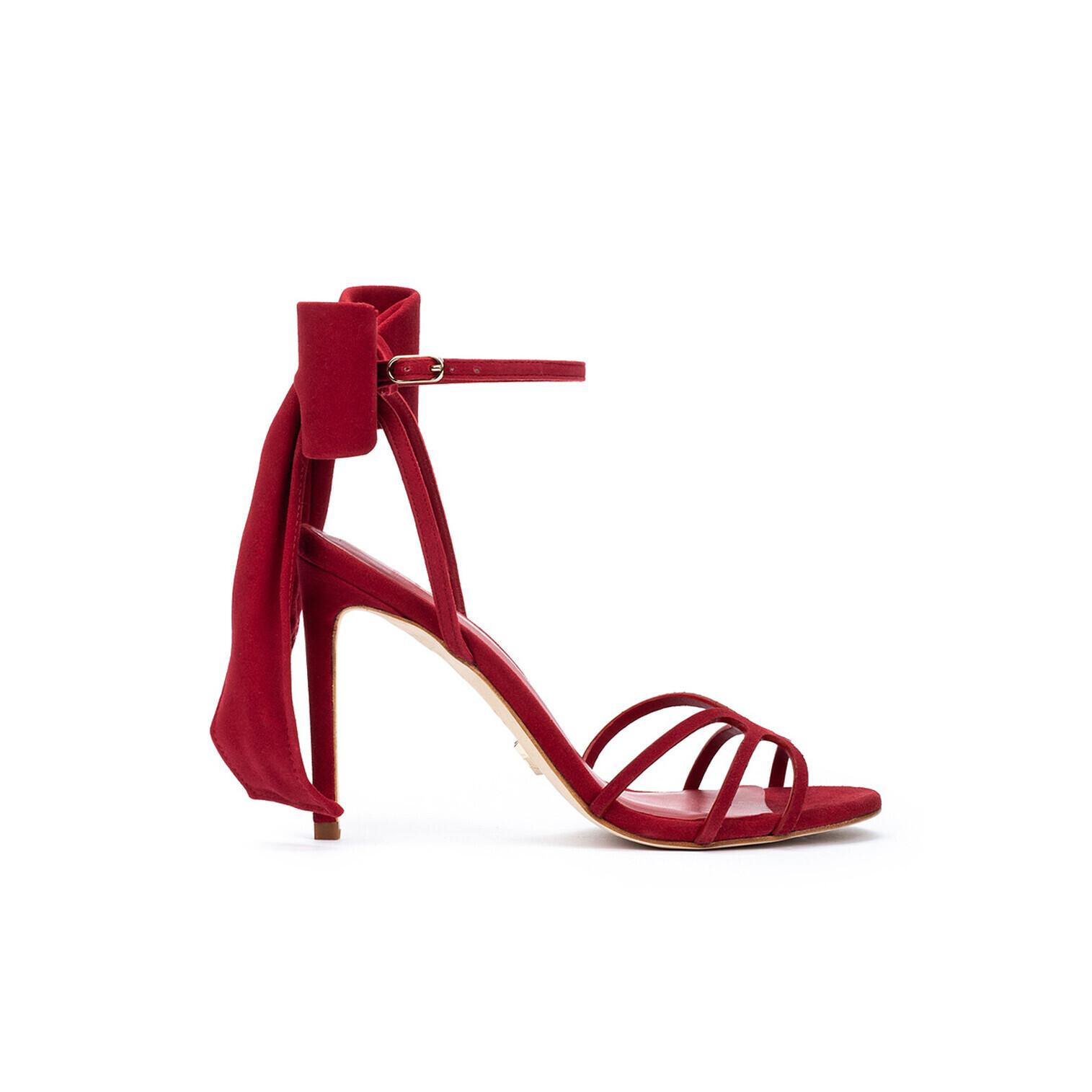 8445442579707 - Hochhackige Sandalen mit schwenkbarer Schleife hinten für Damen Prince