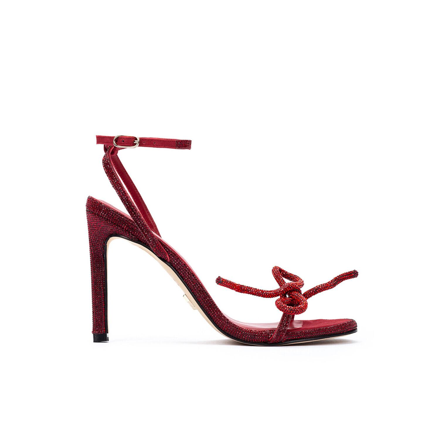 8445442579875 - Schicken Absatzsandalen mit Strass-Knoten Damen Prince