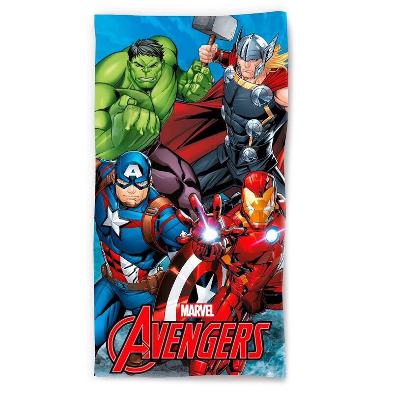 8435631339182 - Avengers Assemble Komfortables Strandtuch 70 x 140 cm für Superhelden