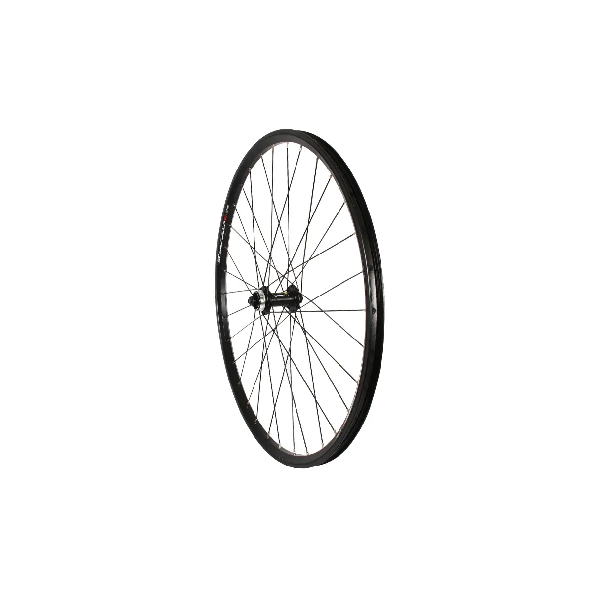 Vorderrad eines Fahrrads Massi C-Lock