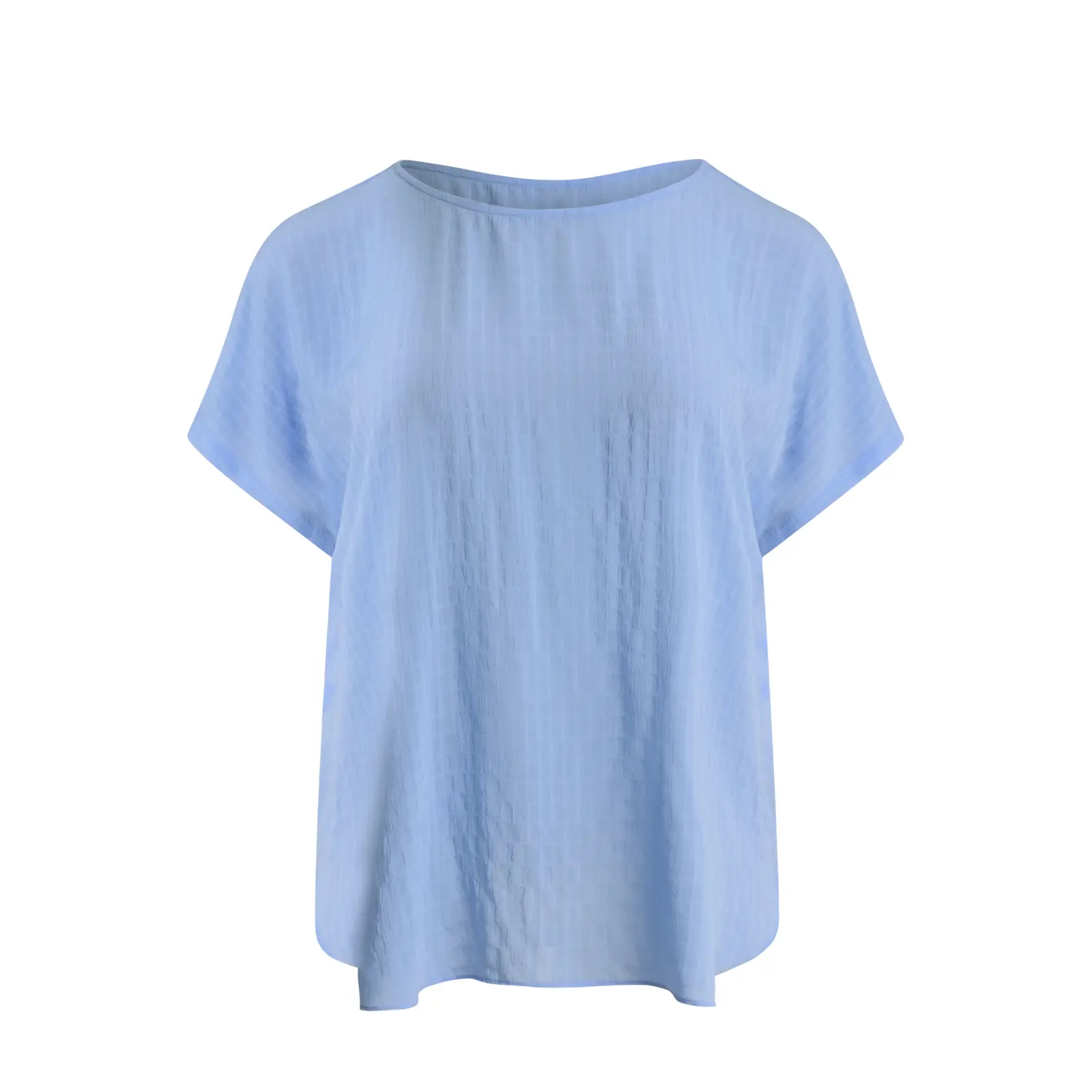 Mat Fashion Women's Bleu ’S Crepe Top