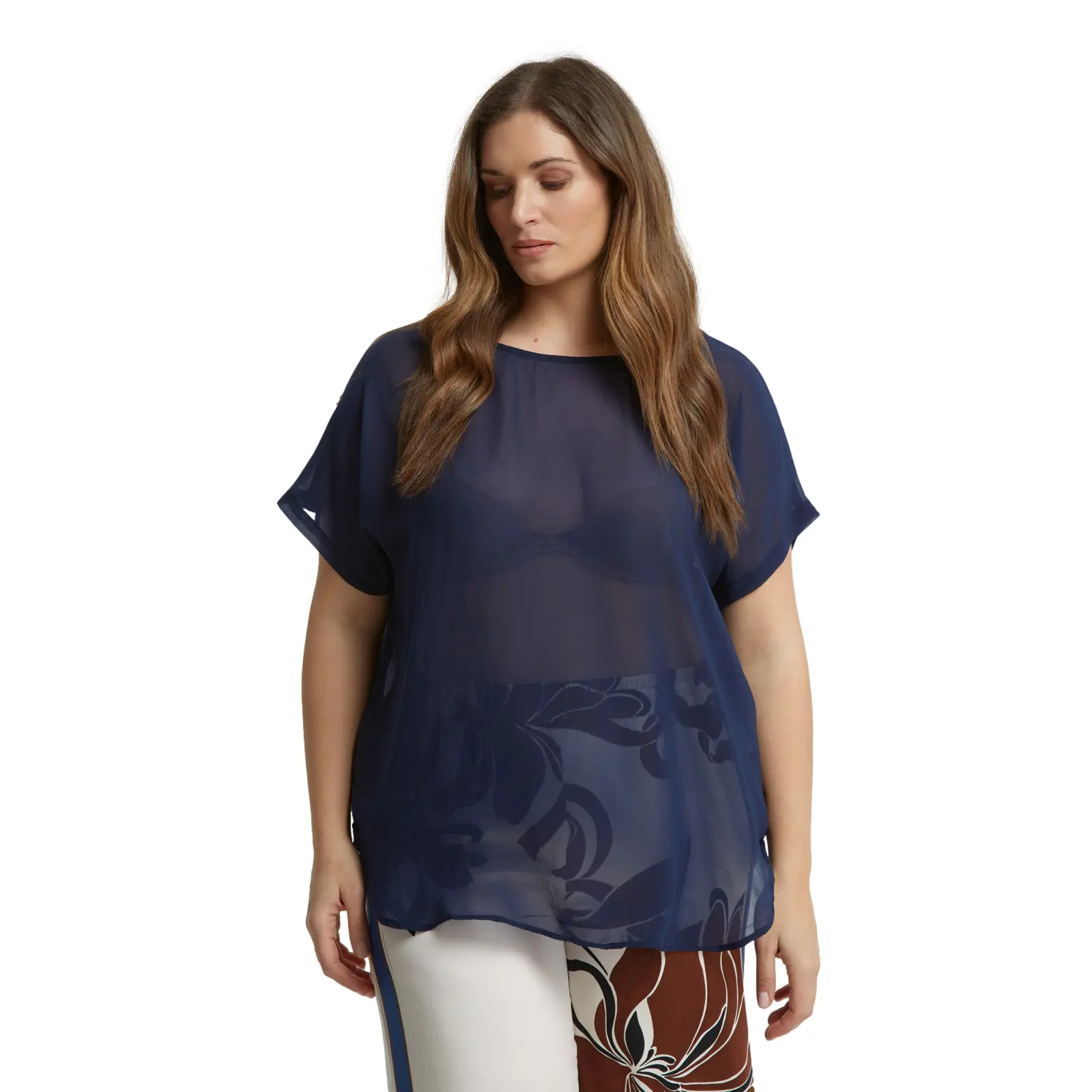 Mat Fashion Women's Bleu ’S Muslin Top