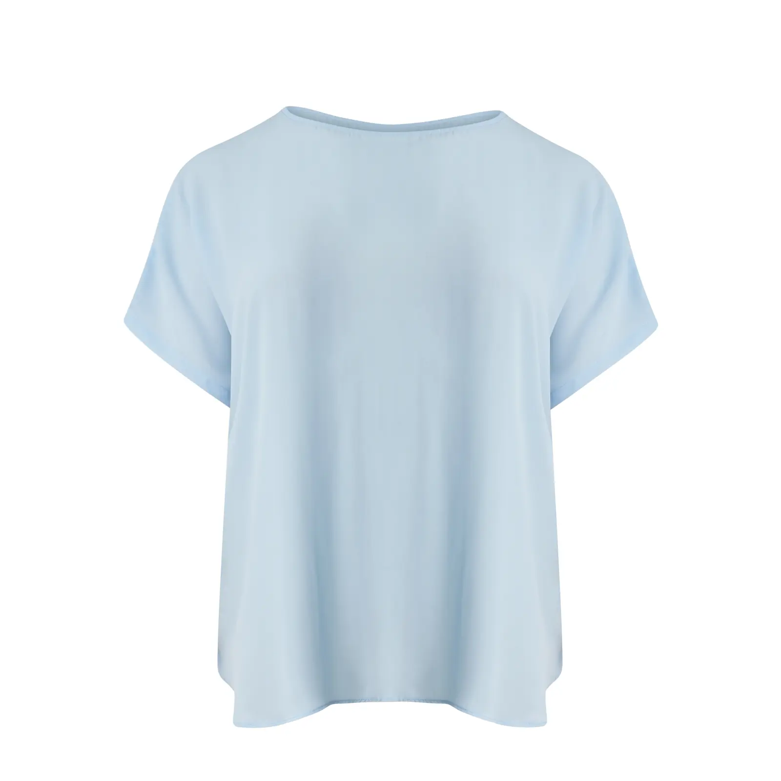 Mat Fashion Women's Bleu ’S Crepe Top