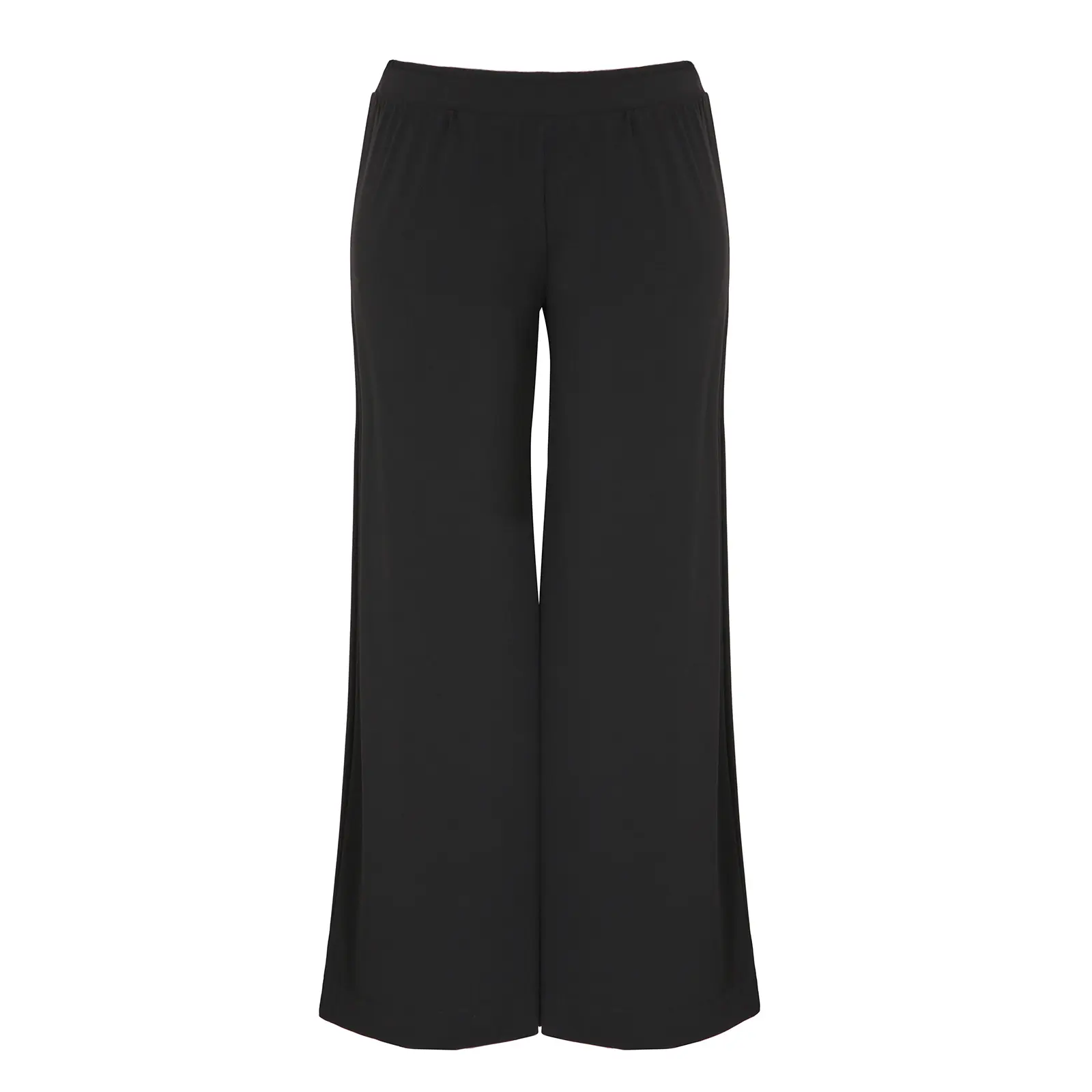 Mat Fashion Women's Noir Trousers Basic Wide Leg