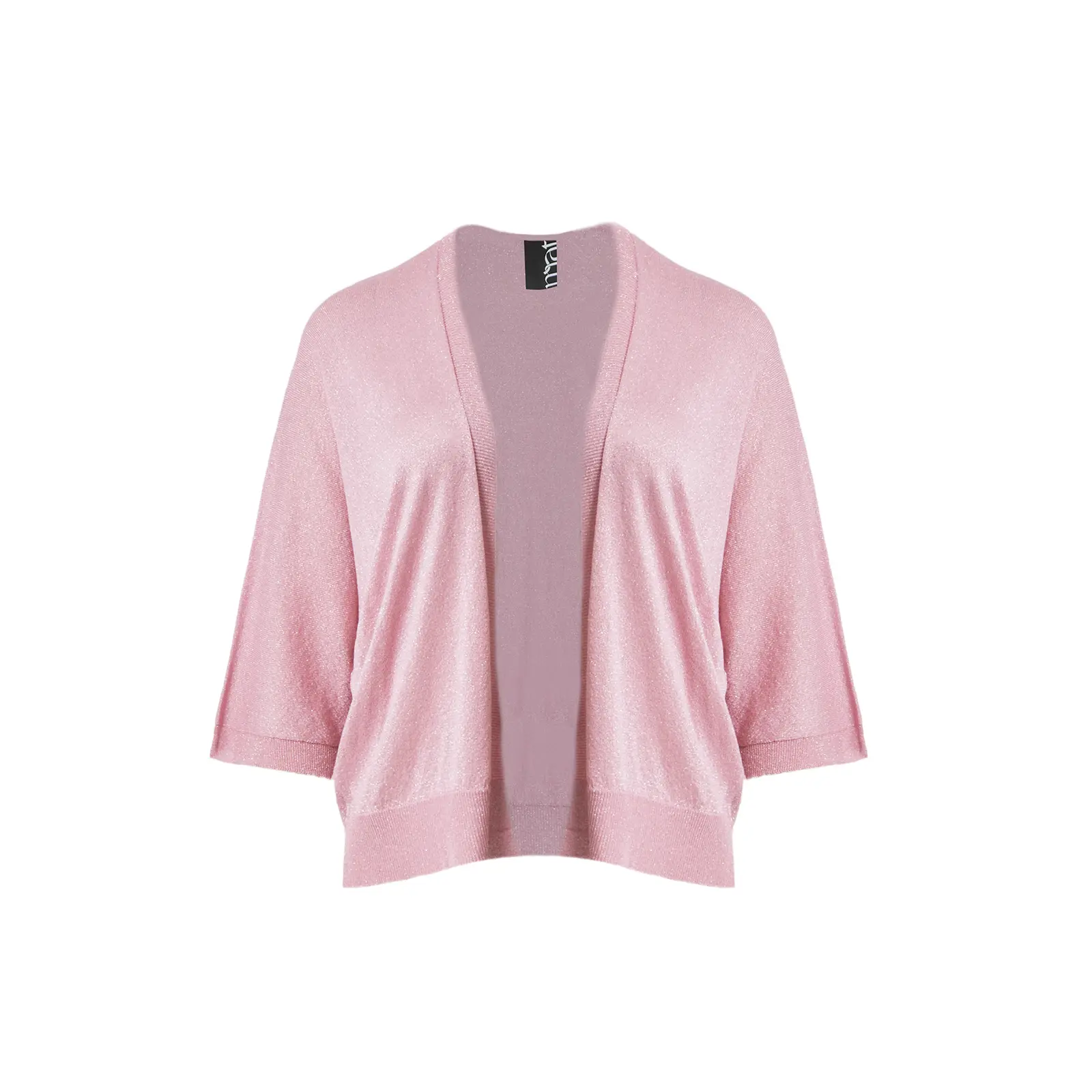 Mat Fashion Women's Rose Knitted Cardigan Lurex