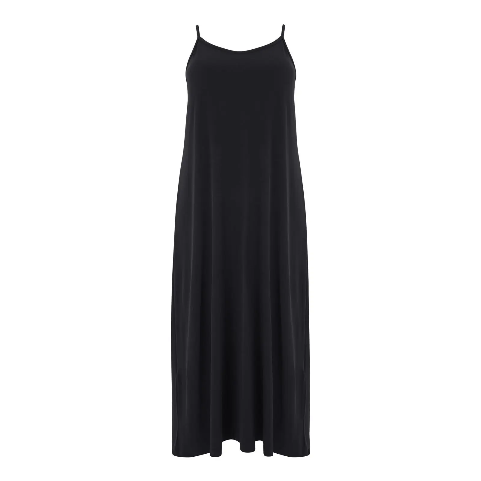 Mat Fashion Women's Noir Sleeveless Dress For Basic