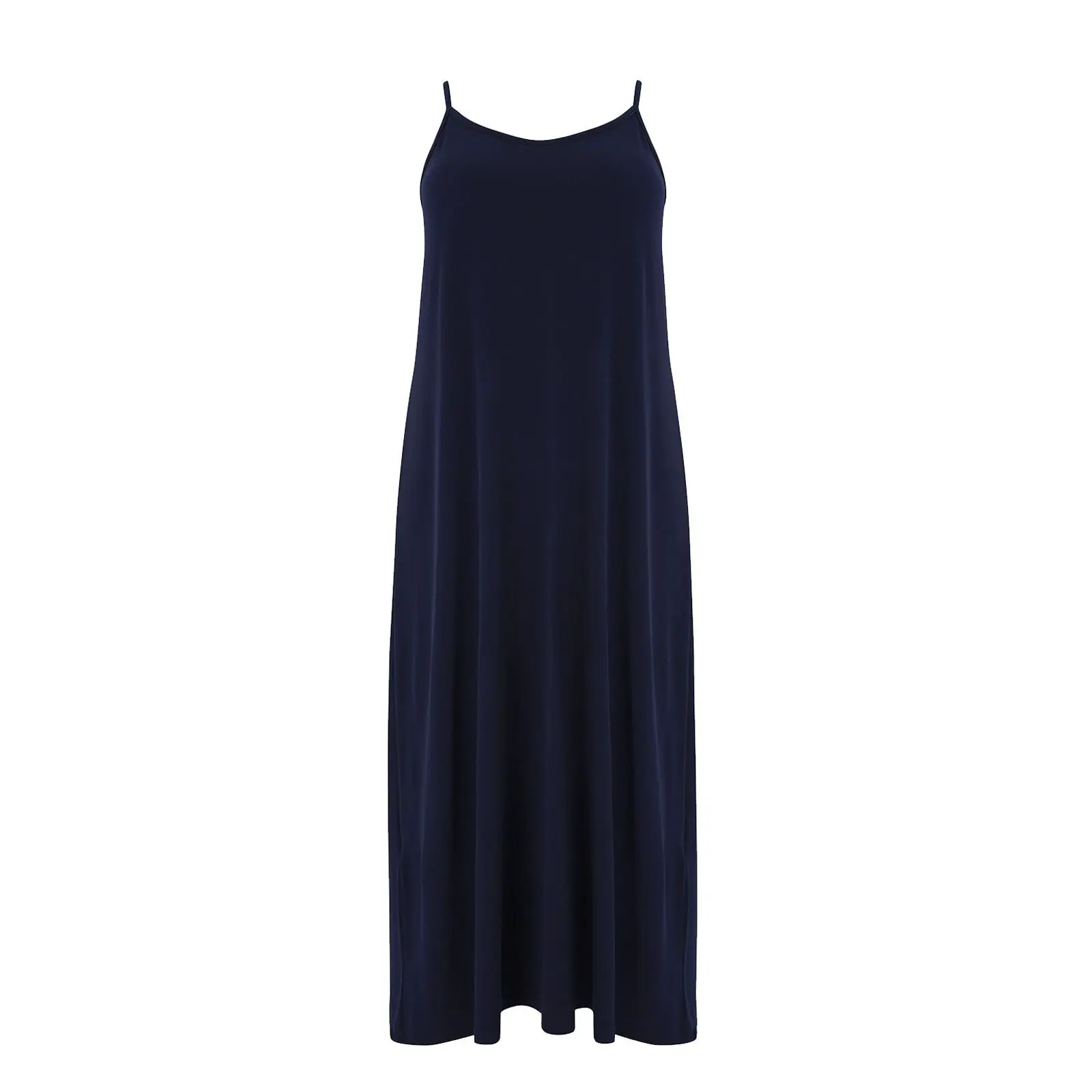 Mat Fashion Women's Bleu Sleeveless Dress For Basic