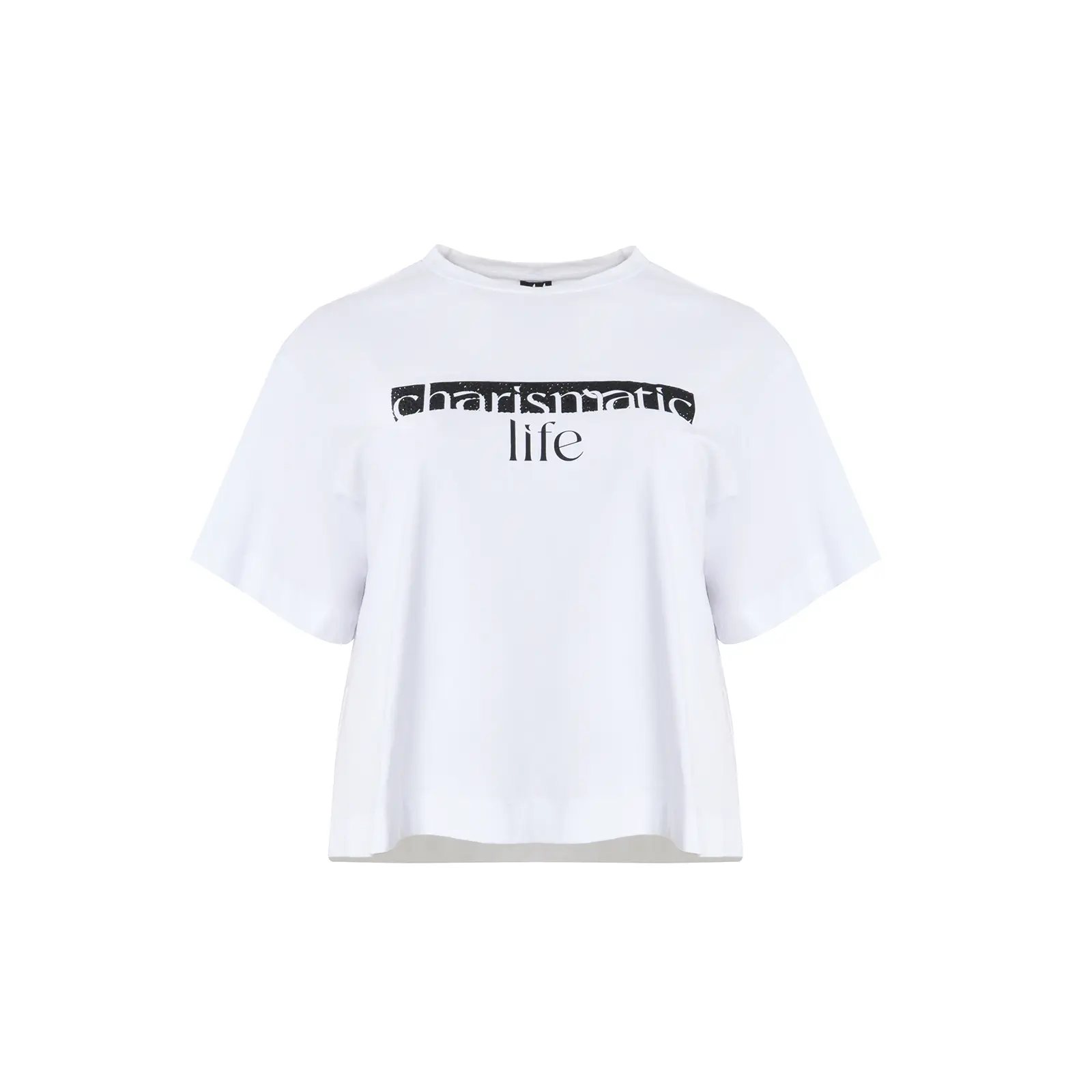 Mat Fashion Women's Blanc Cotton T-Shirt Charismatic Life