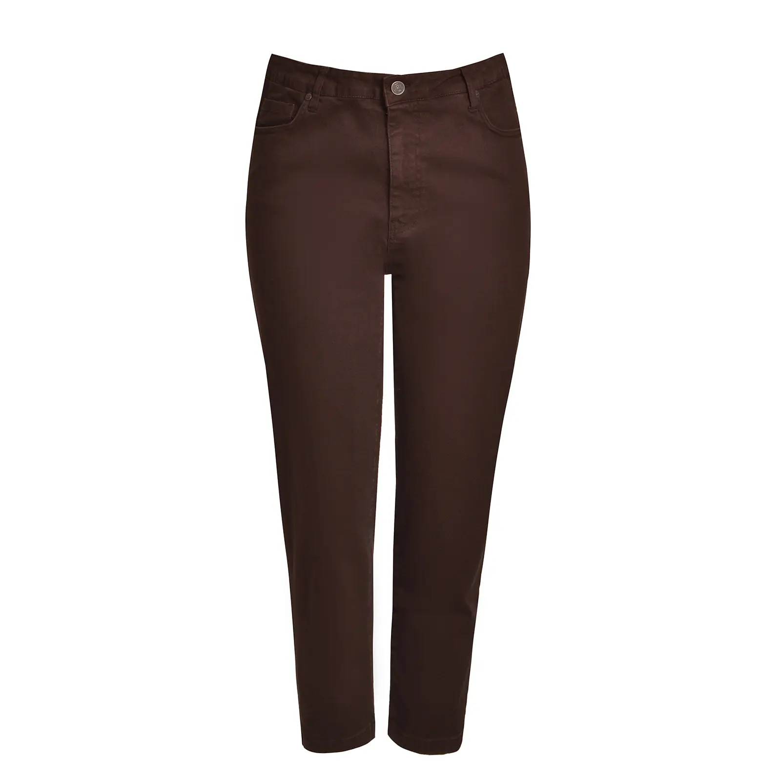 Mat Fashion Women's Marron Jeans Stretch