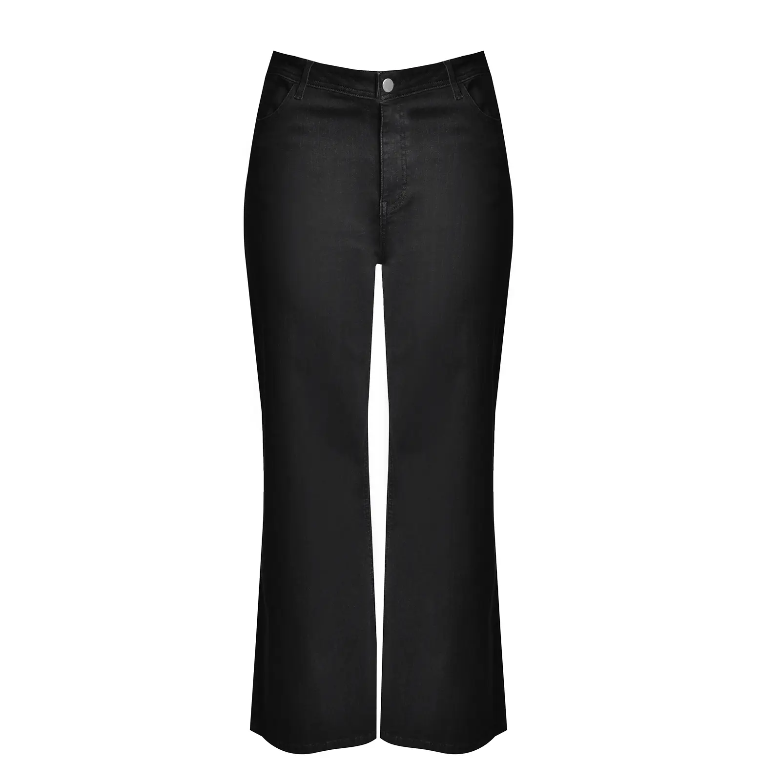 Mat Fashion Women's Noir Jeans Wide Leg