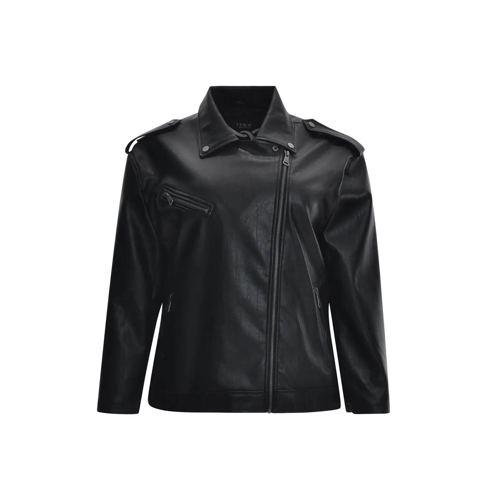 Giacca di pelle da donna  Biker