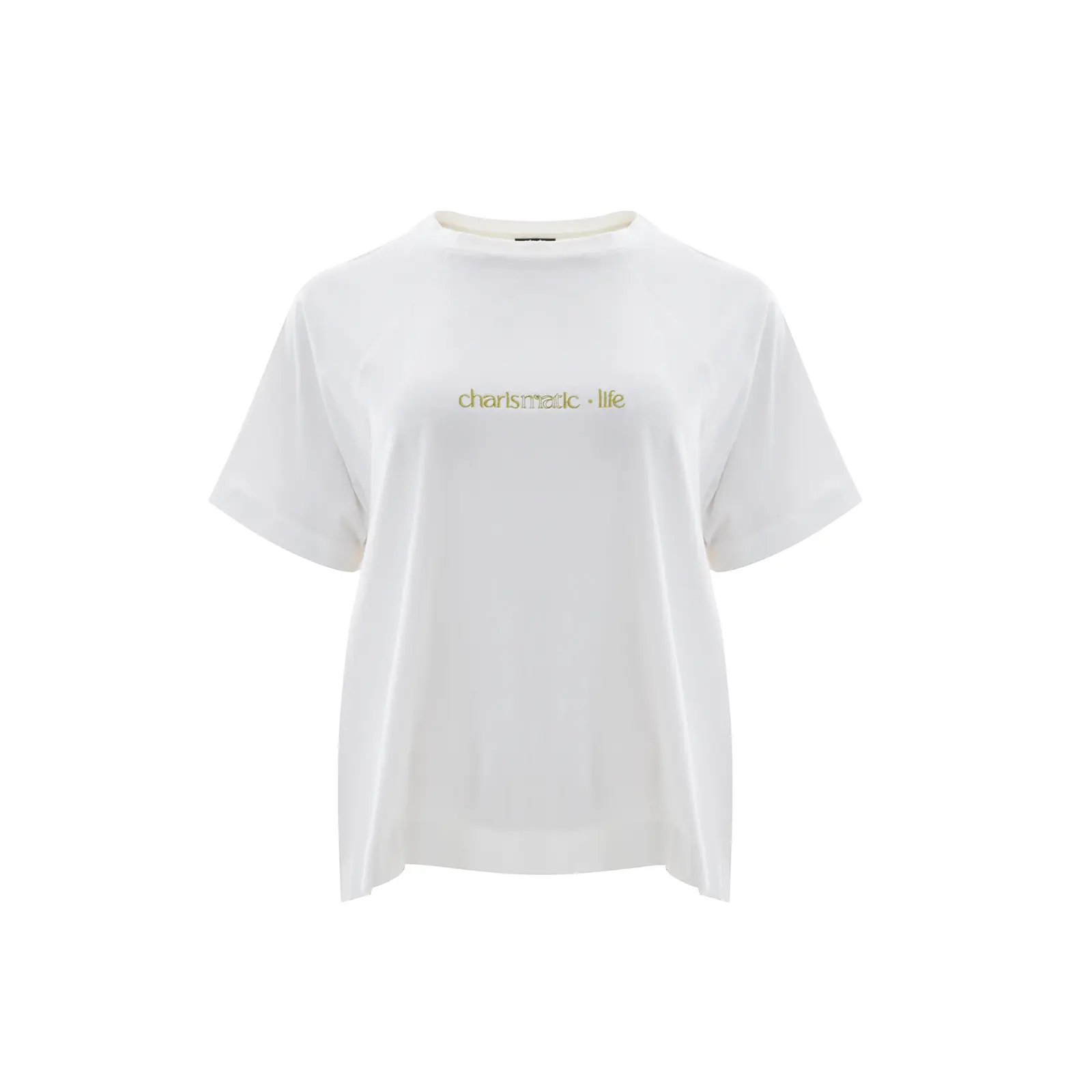 Mat Fashion Women's Blanc T-Shirt Charismatic Life