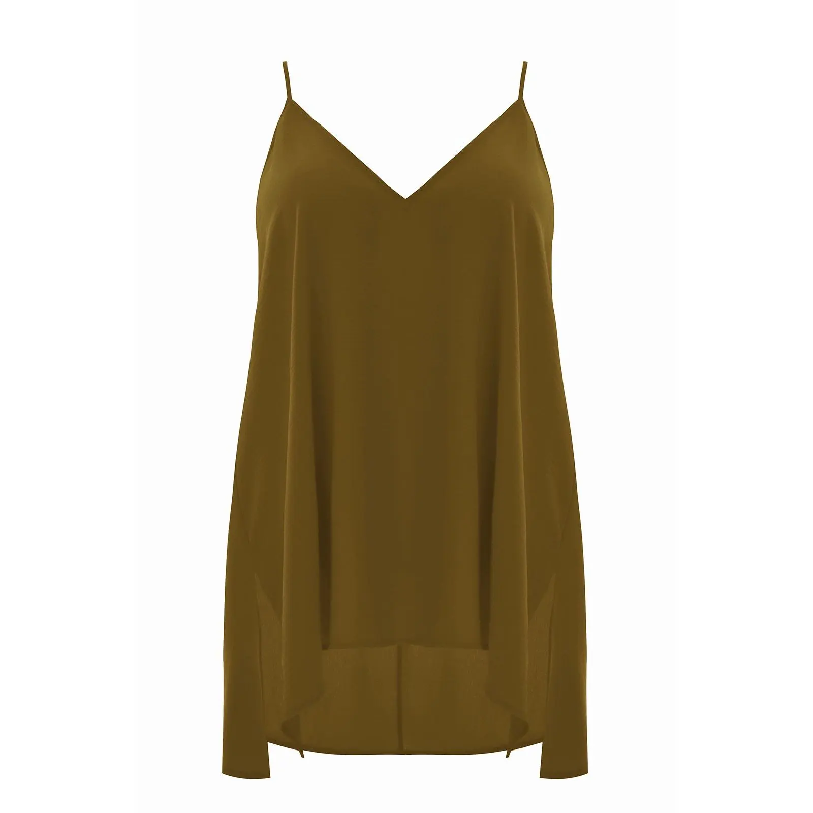 Damen Crepe Tanktop Mat Fashion Essential