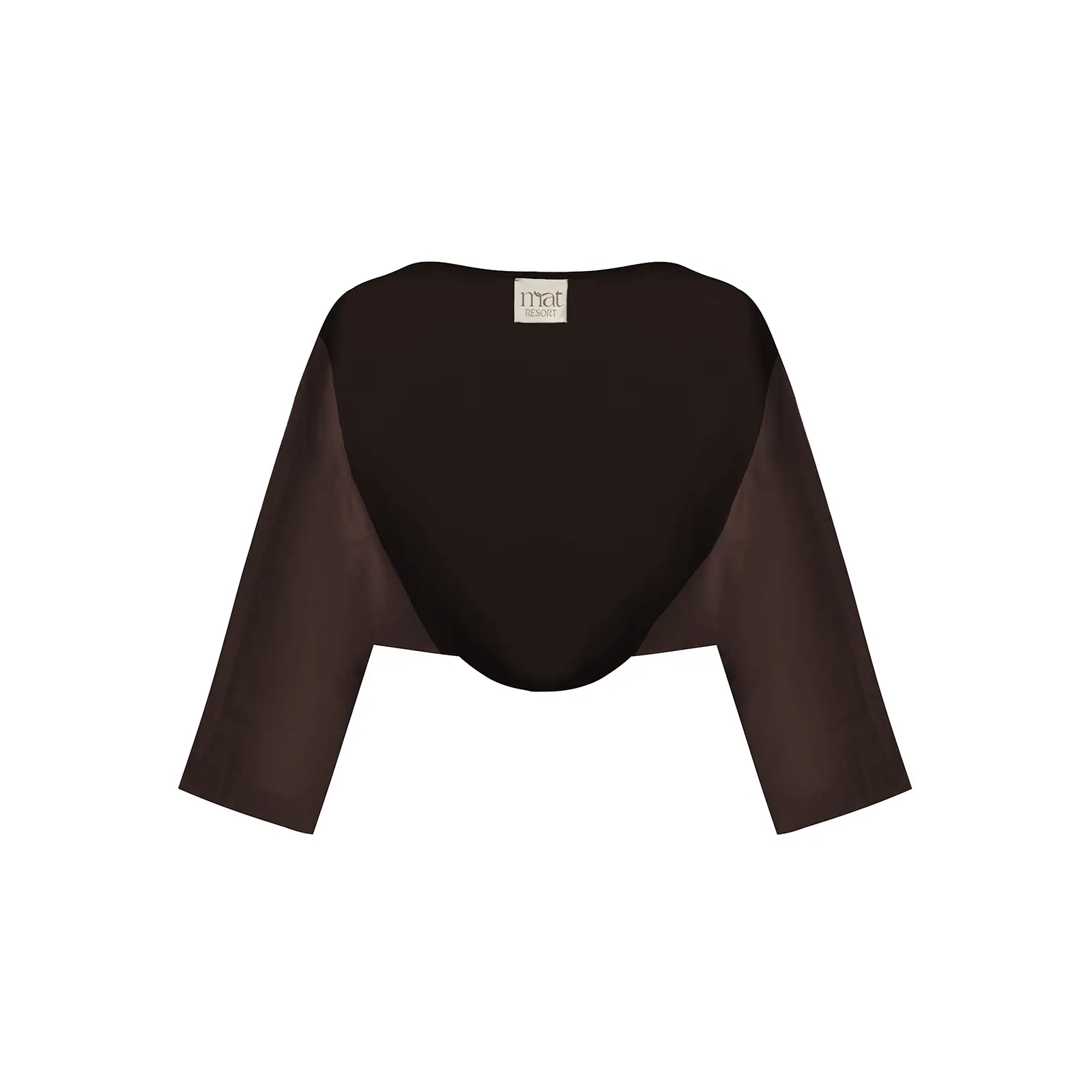 Mat Fashion Women's Marron Bolero