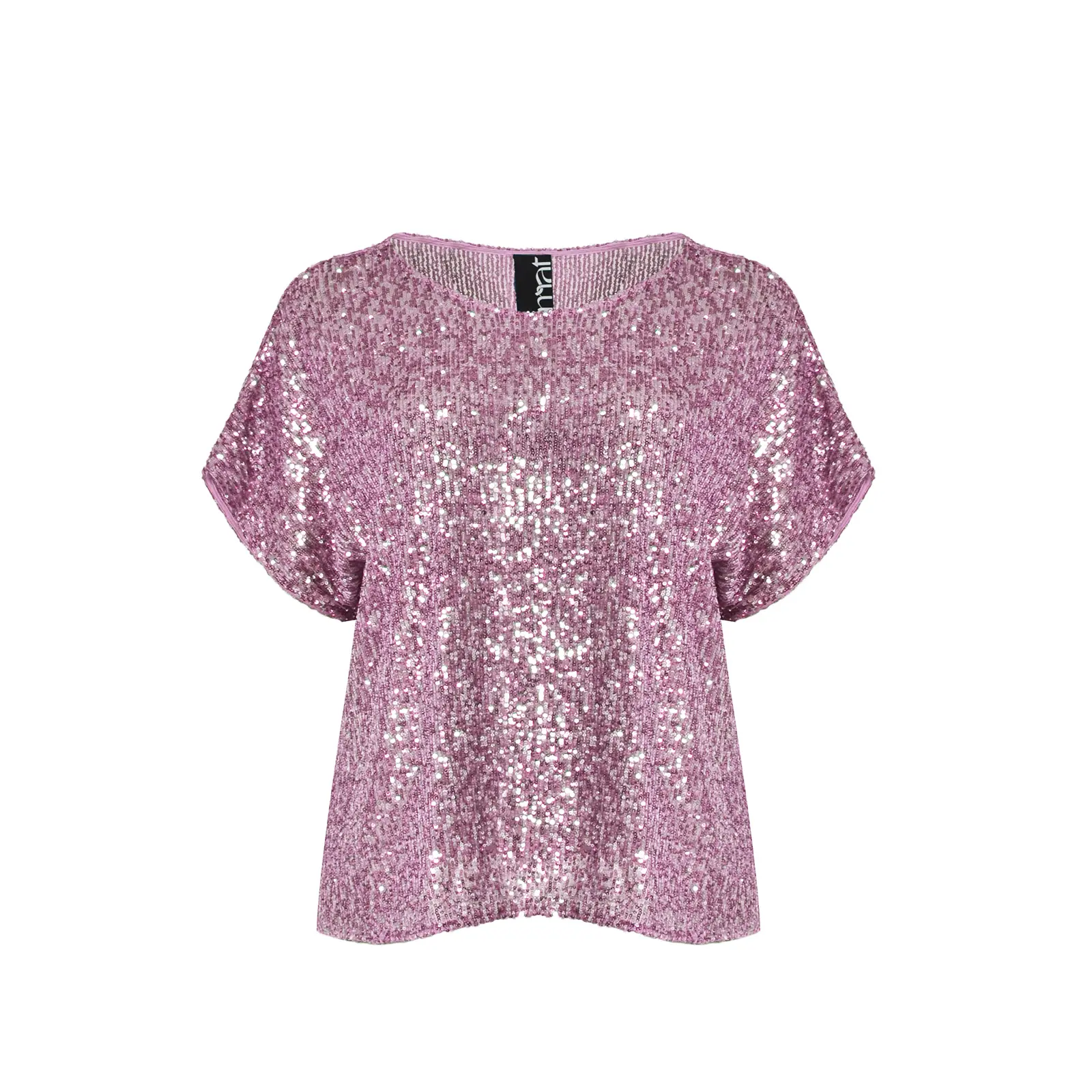 Mat Fashion Women's Rose Sequin Blouse For