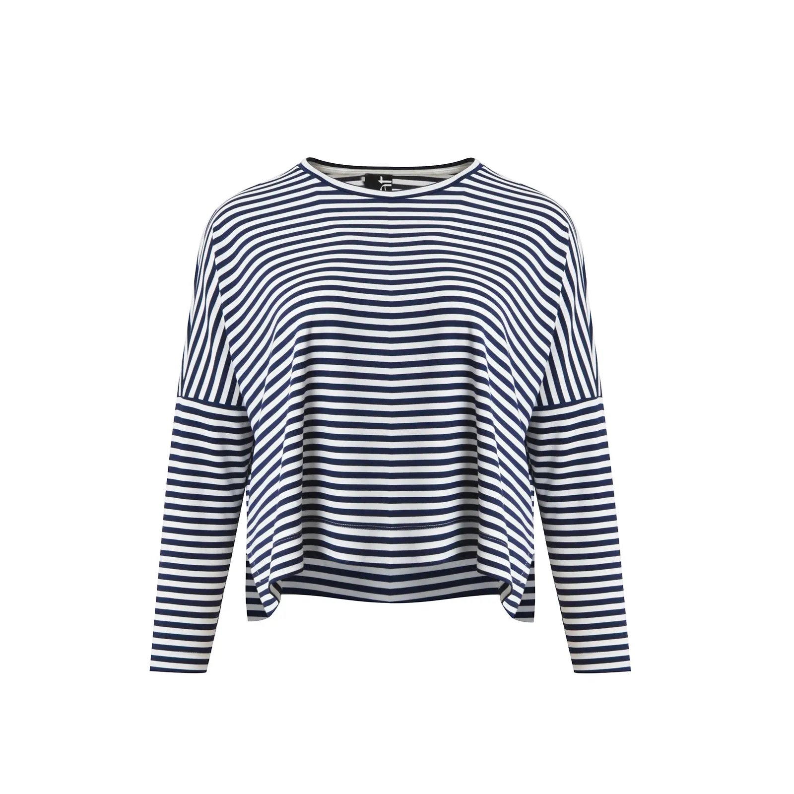 Mat Fashion Women's Bleu Long Sleeve Viscose T-Shirt