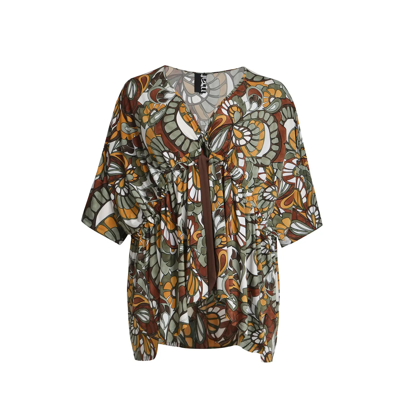 Jerseykleid mit Schlifringe für Damen Mat Fashion