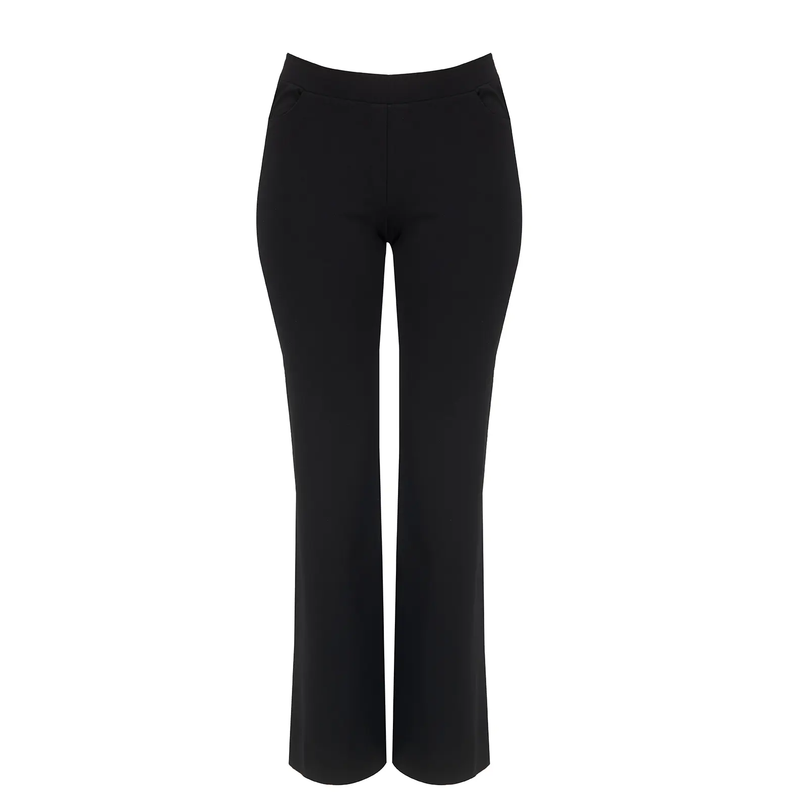 Mat Fashion Women's Noir Trousers Stretch