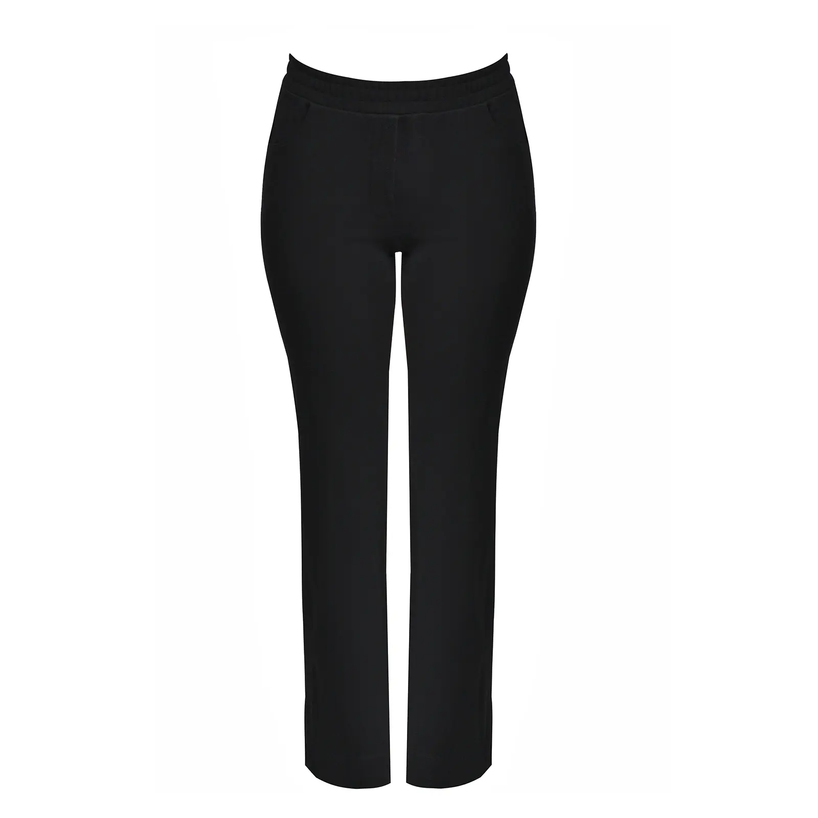 Mat Fashion Women's Noir Push-Up Trousers Stretch