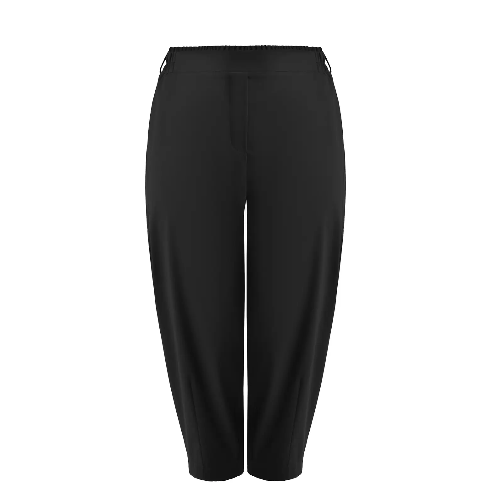 Mat Fashion Women's Noir Elasticated Carrot Trousers