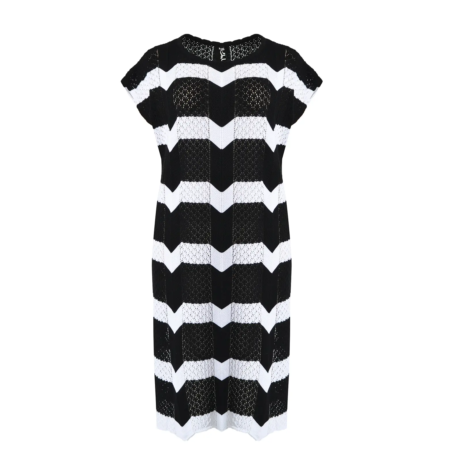 Mat Fashion Women's Blanc Midi Knit Dress