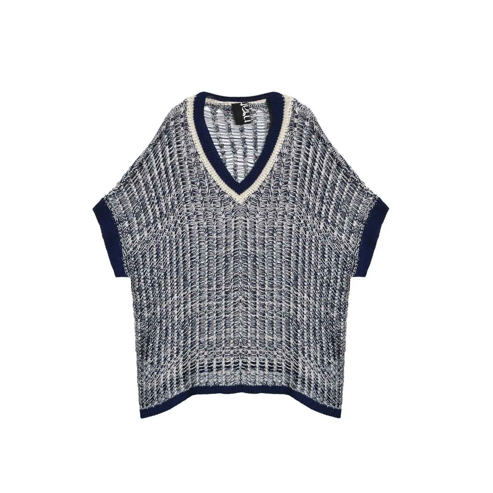 Pull V-Ausschnitt für Damen Mat Fashion