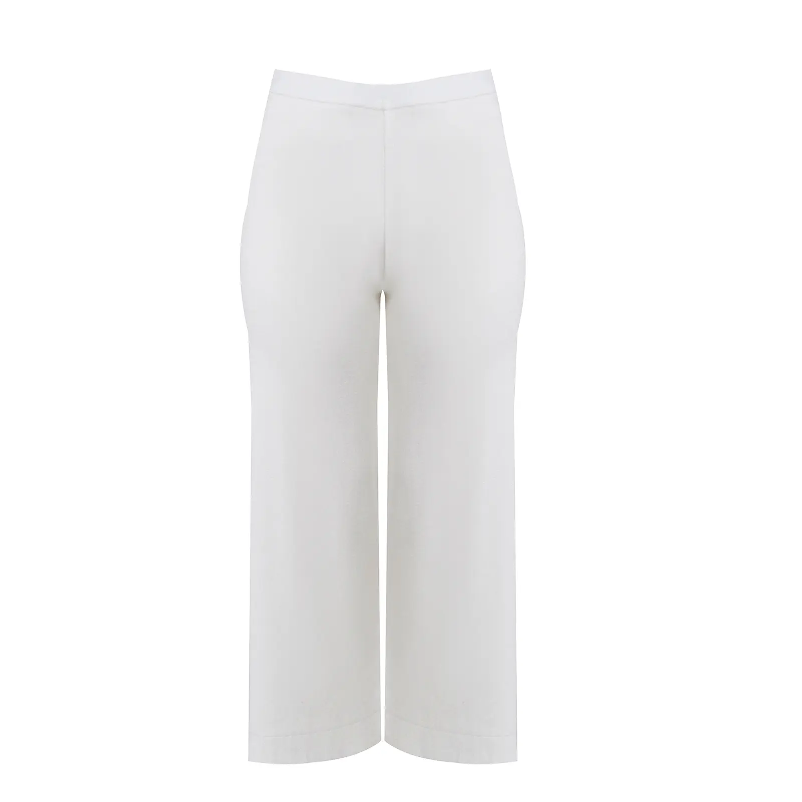 Mat Fashion Women's Blanc Knitted Shorts Lurex