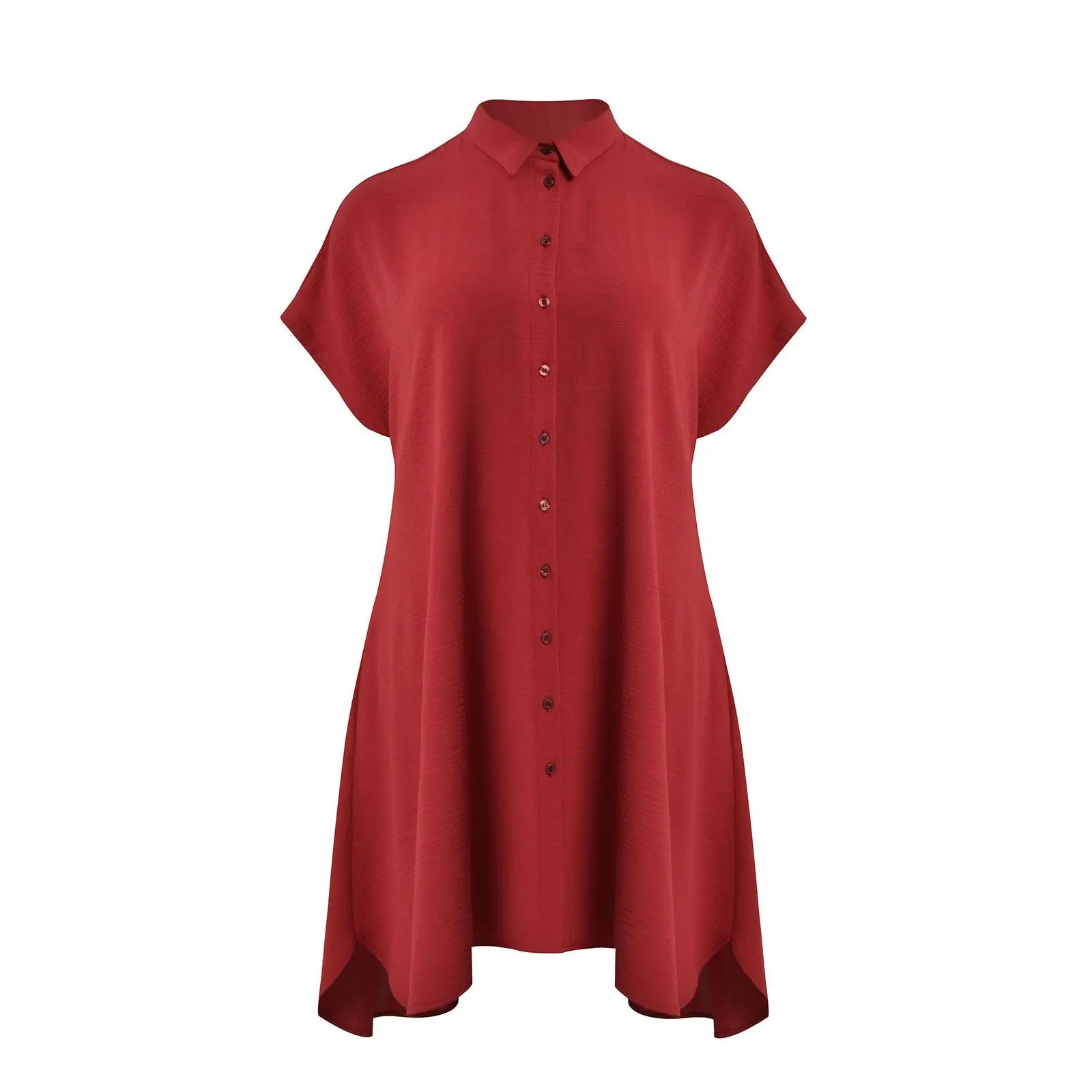 Midikleid aus Crêpe für Damen Mat Fashion