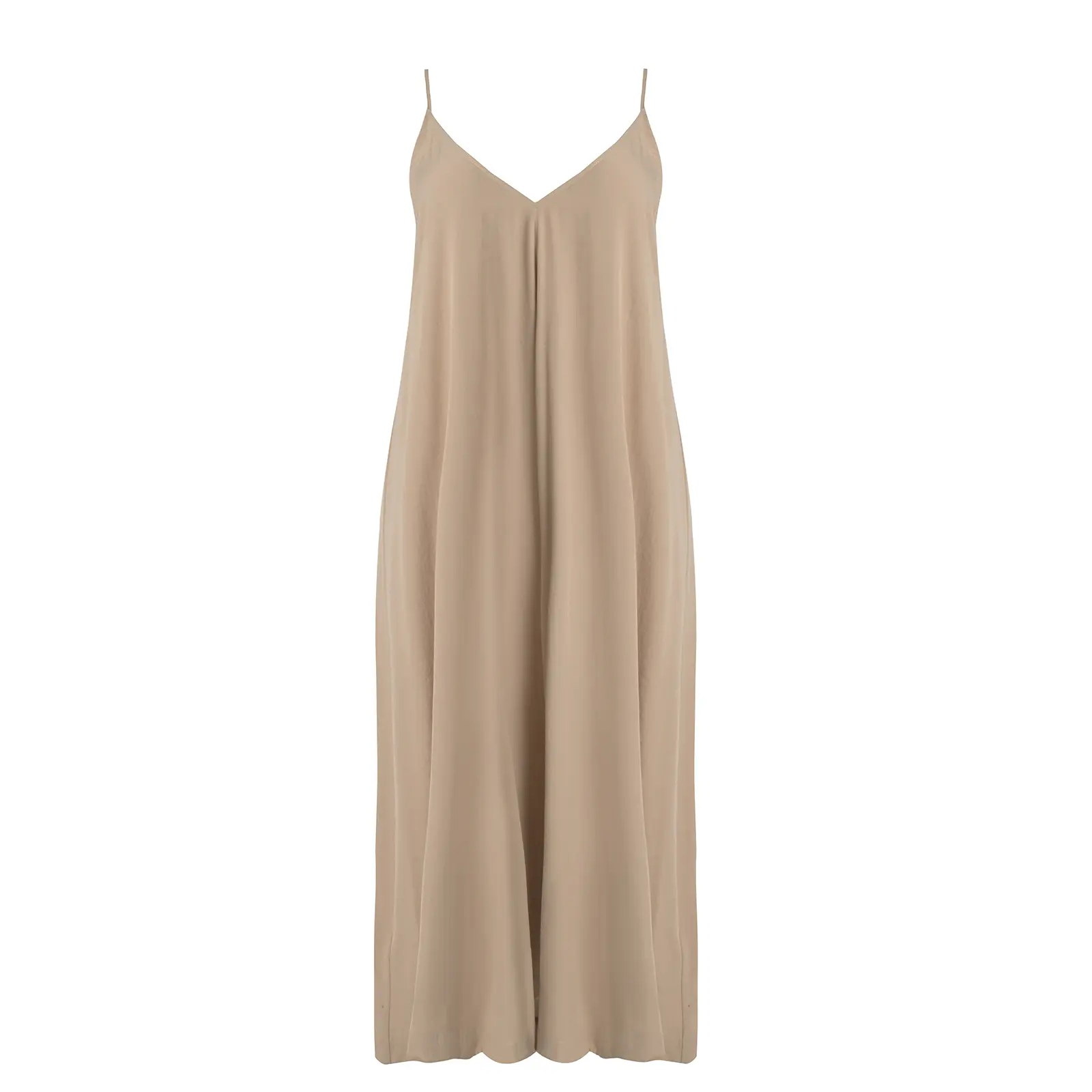 Lange Nachthemd mit V-Ausschnitt für Damen Mat Fashion