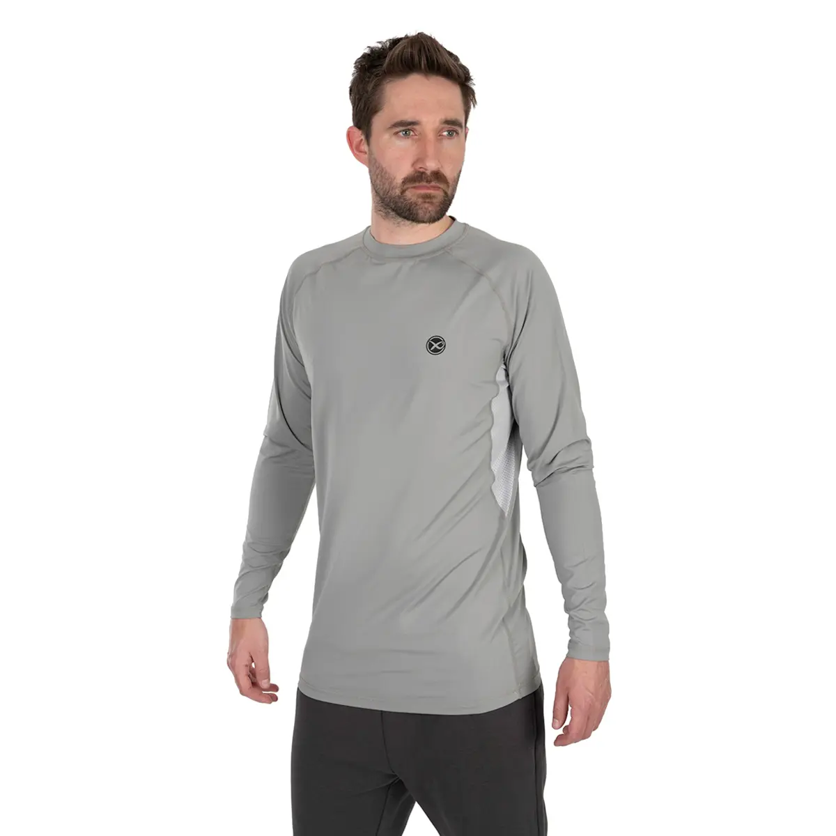 Langarm-T-Shirt mit UV-Schutz Matrix