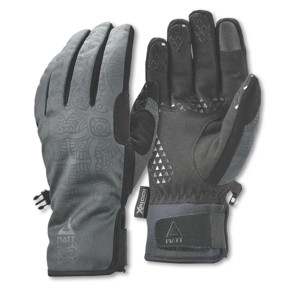 Matt Unisex Gris Gloves Tootex Fusion