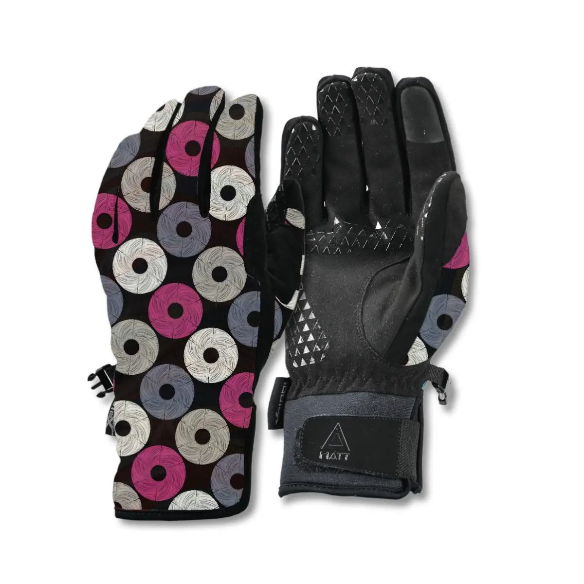 Matt Unisex Noir Gloves Tootex Bearing