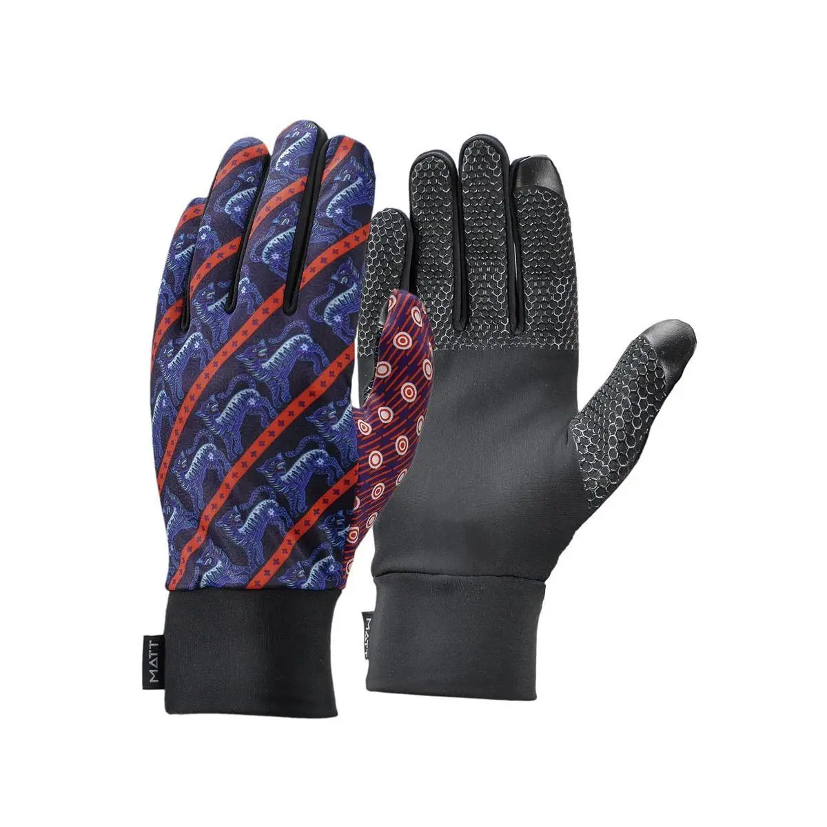 Matt Unisex Bleu Gloves Catalina Estrada Tiger