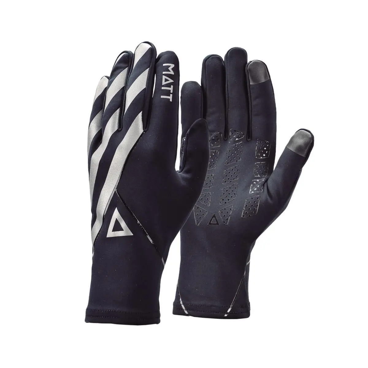 Matt Unisex Noir Gloves Urban Runner