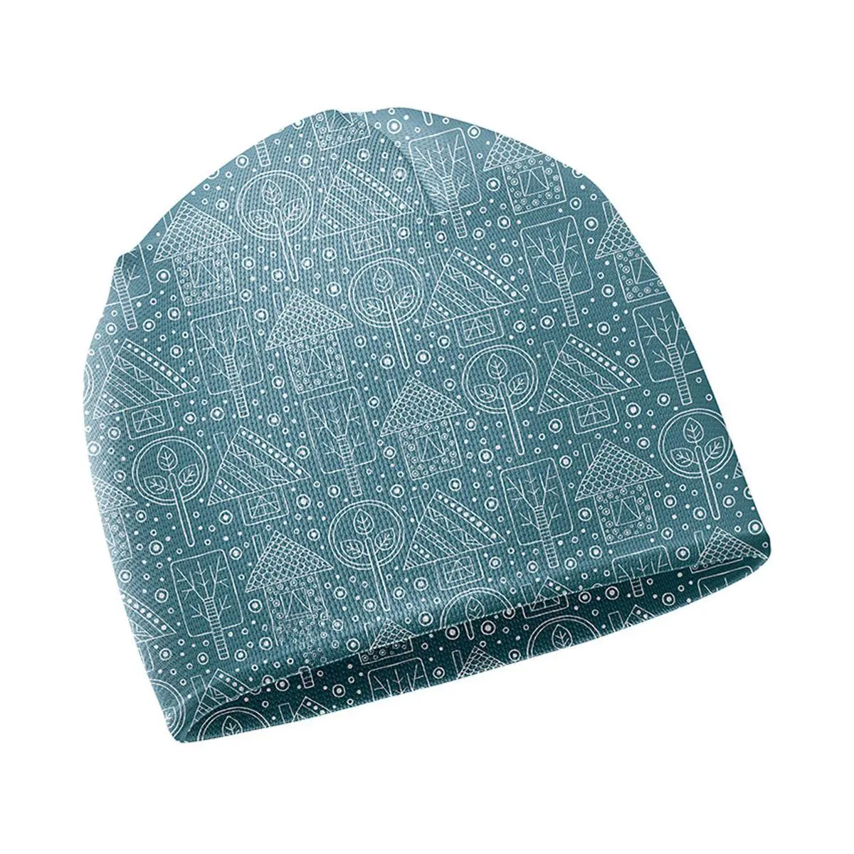 Matt Unisex Kids Bleu Children's Hat Landscape