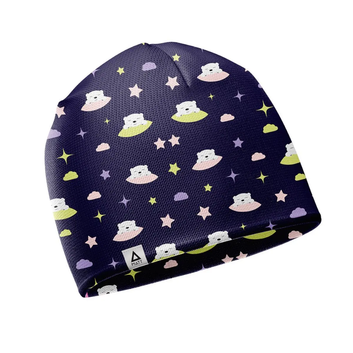 Matt Unisex Kids Violet Children's Hat Bears
